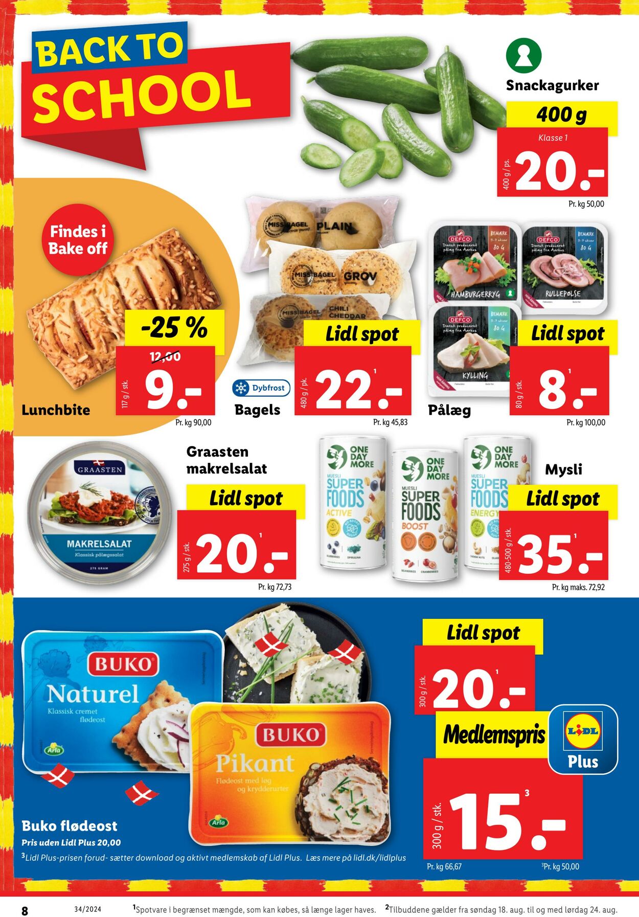 Tilbud Lidl 17.08.2024 - 24.08.2024