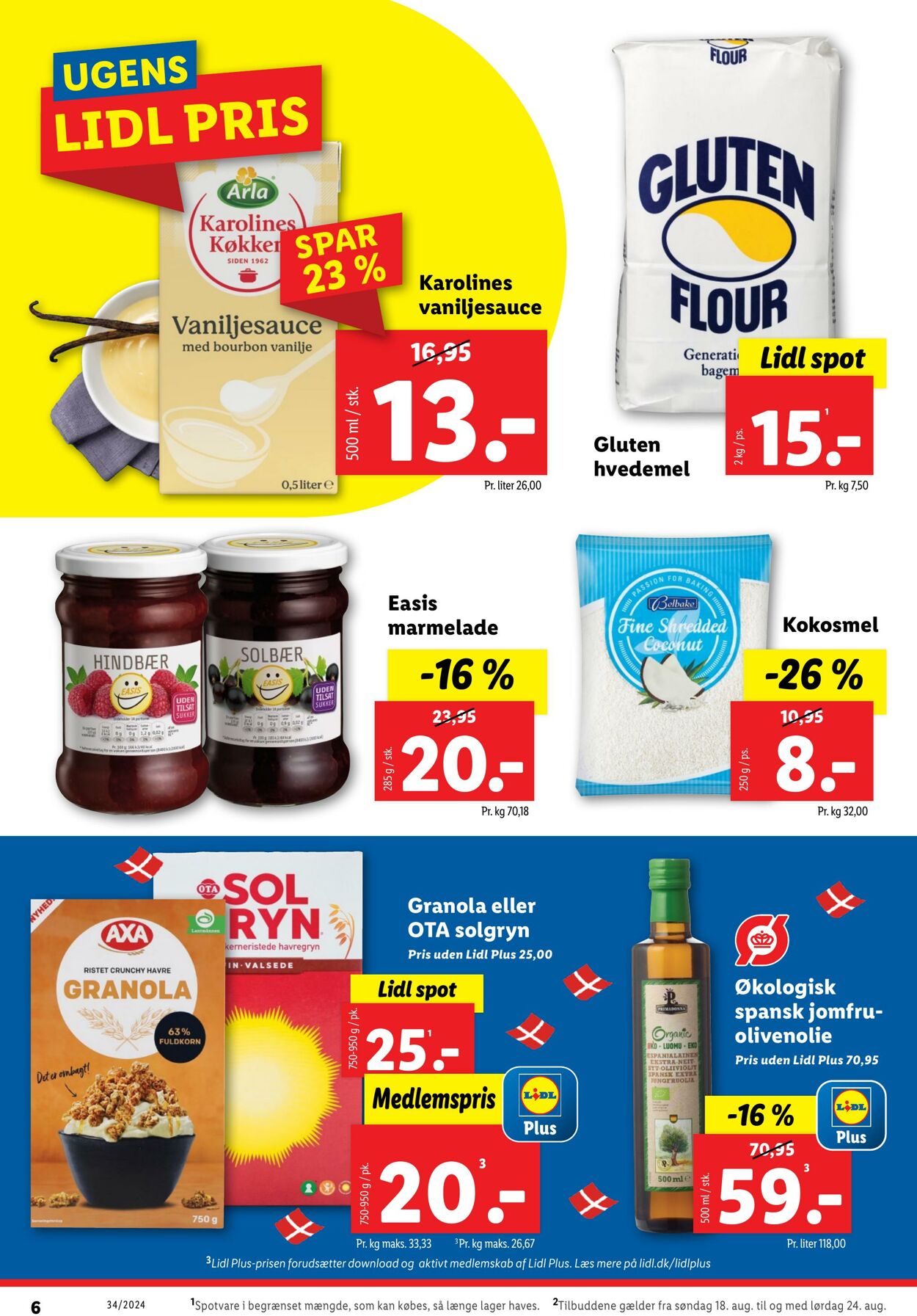 Tilbud Lidl 17.08.2024 - 24.08.2024