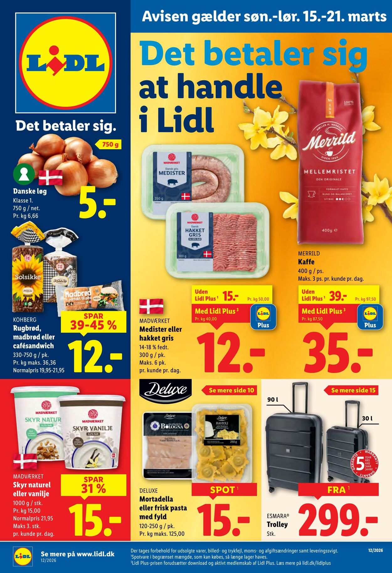 Tilbud Lidl 14.03.2026 - 21.03.2026