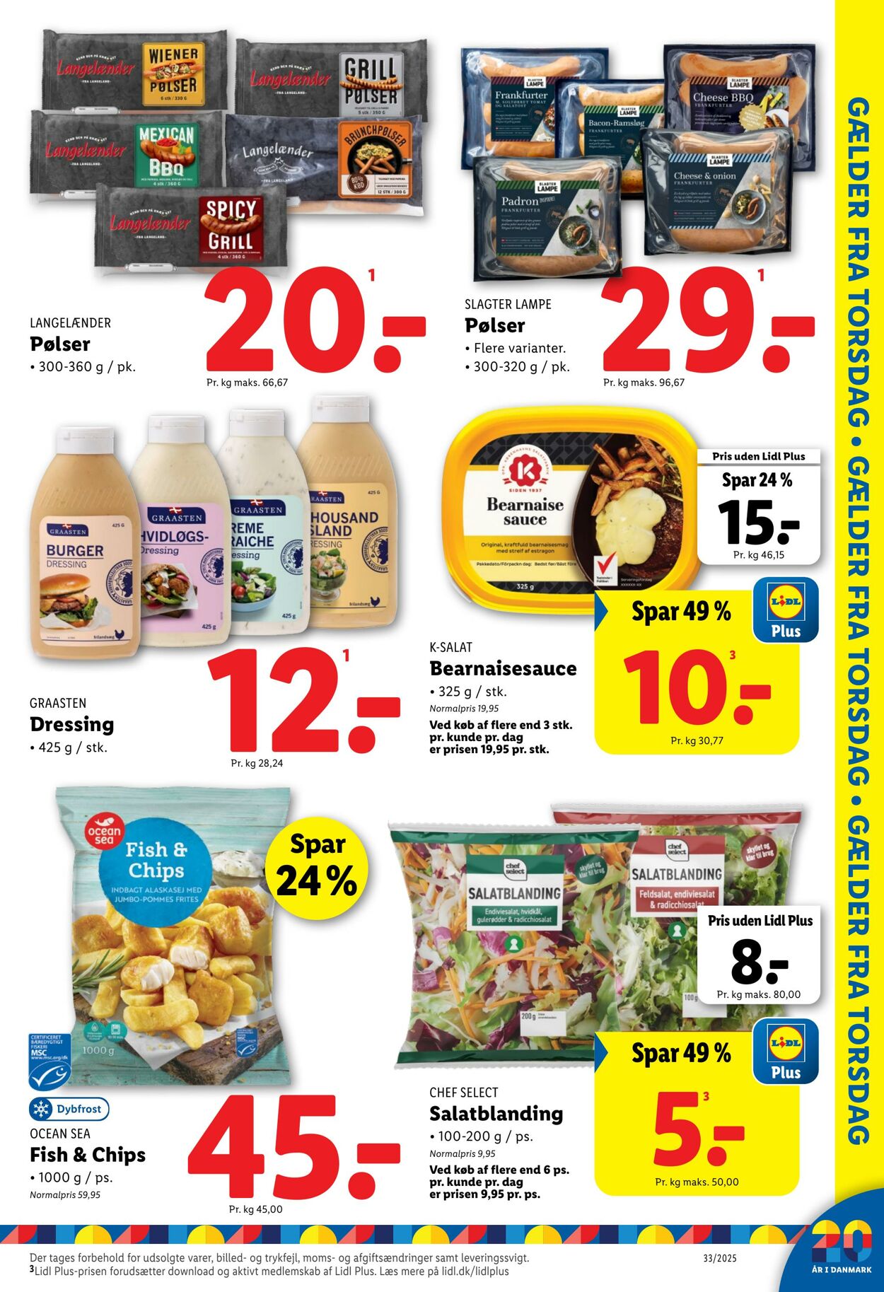 Tilbud Lidl 09.08.2025 - 16.08.2025