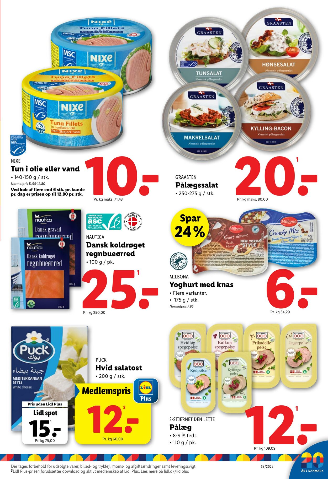 Tilbud Lidl 09.08.2025 - 16.08.2025