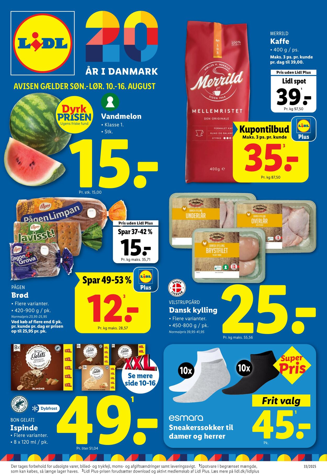 Tilbud Lidl 09.08.2025 - 16.08.2025