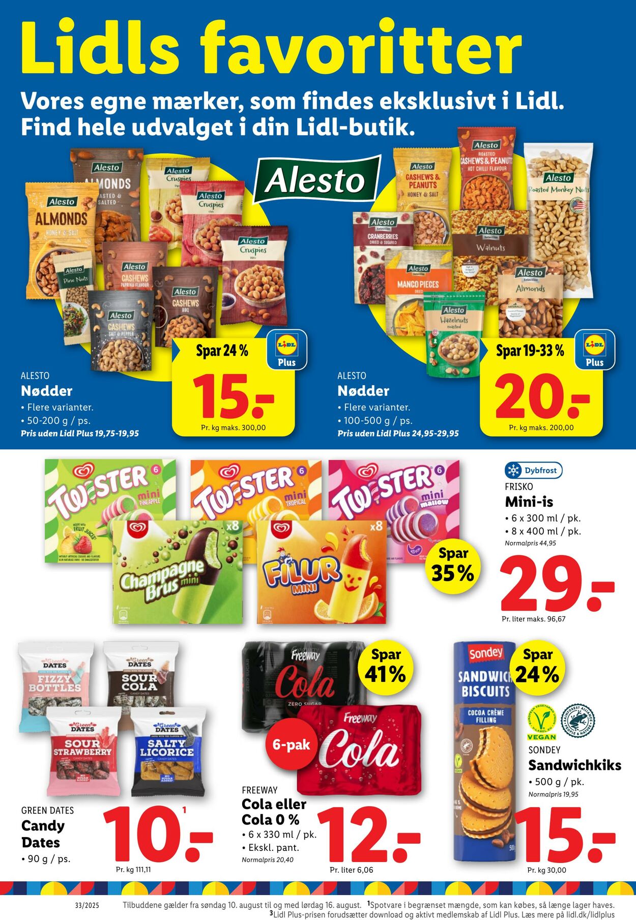 Tilbud Lidl 09.08.2025 - 16.08.2025