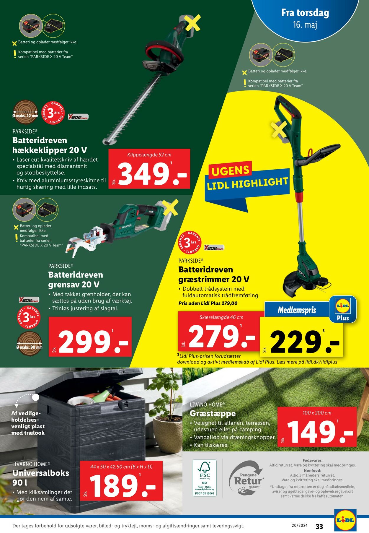 Tilbud Lidl 10.05.2024 - 20.05.2024