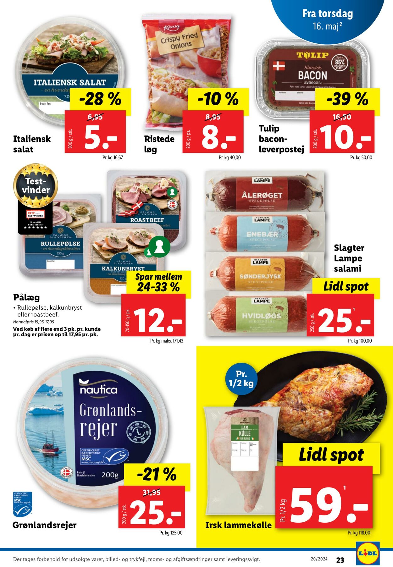 Tilbud Lidl 10.05.2024 - 20.05.2024