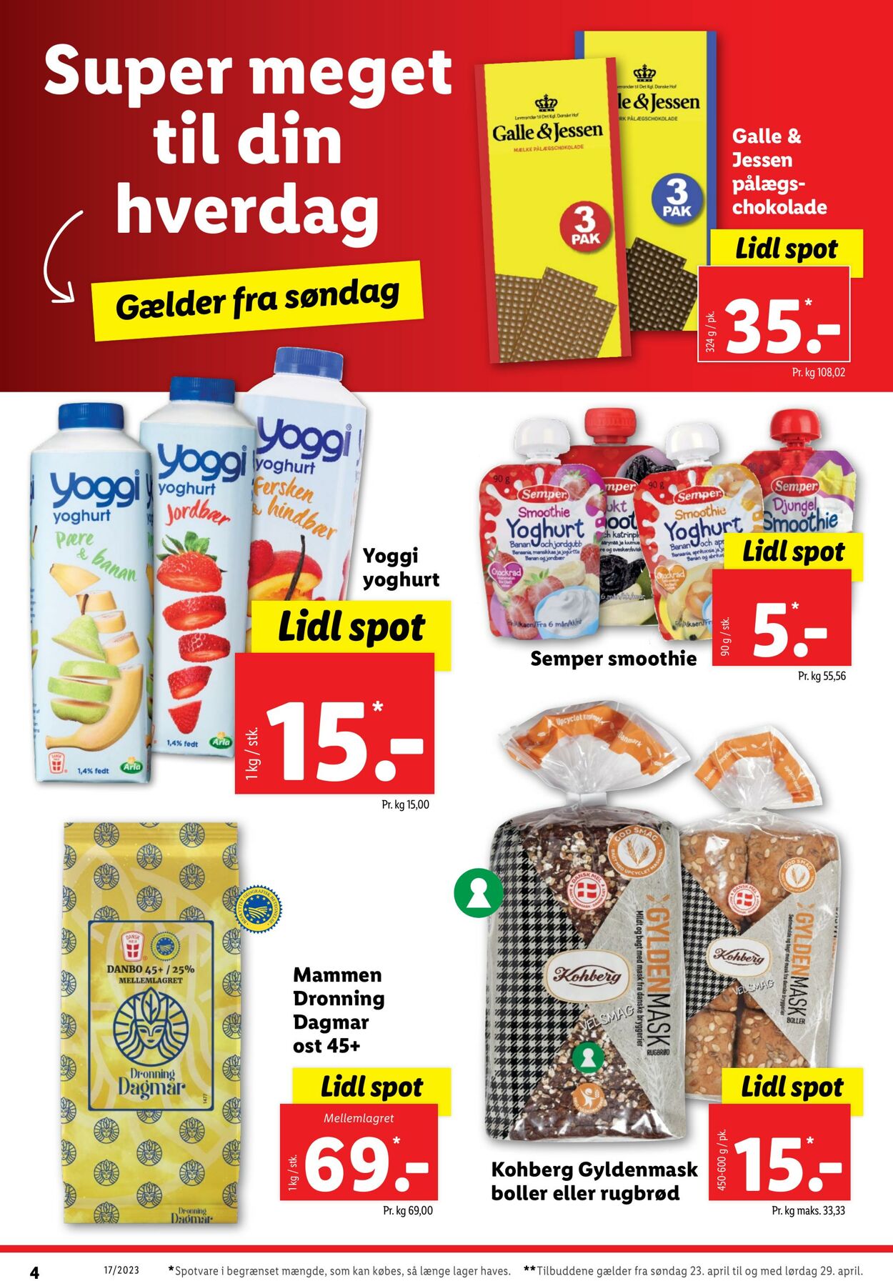 Tilbud Lidl 22.04.2023 - 29.04.2023