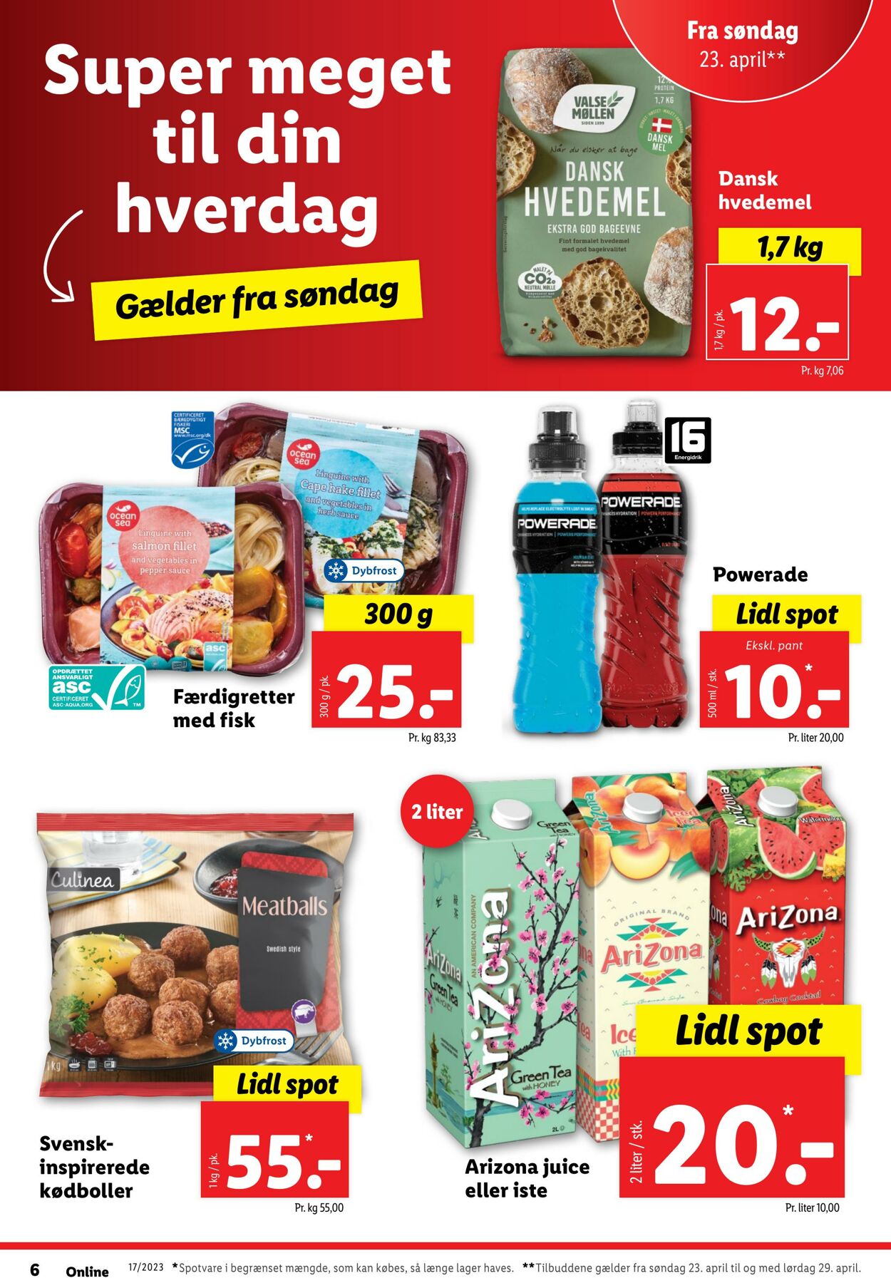 Tilbud Lidl 22.04.2023 - 29.04.2023