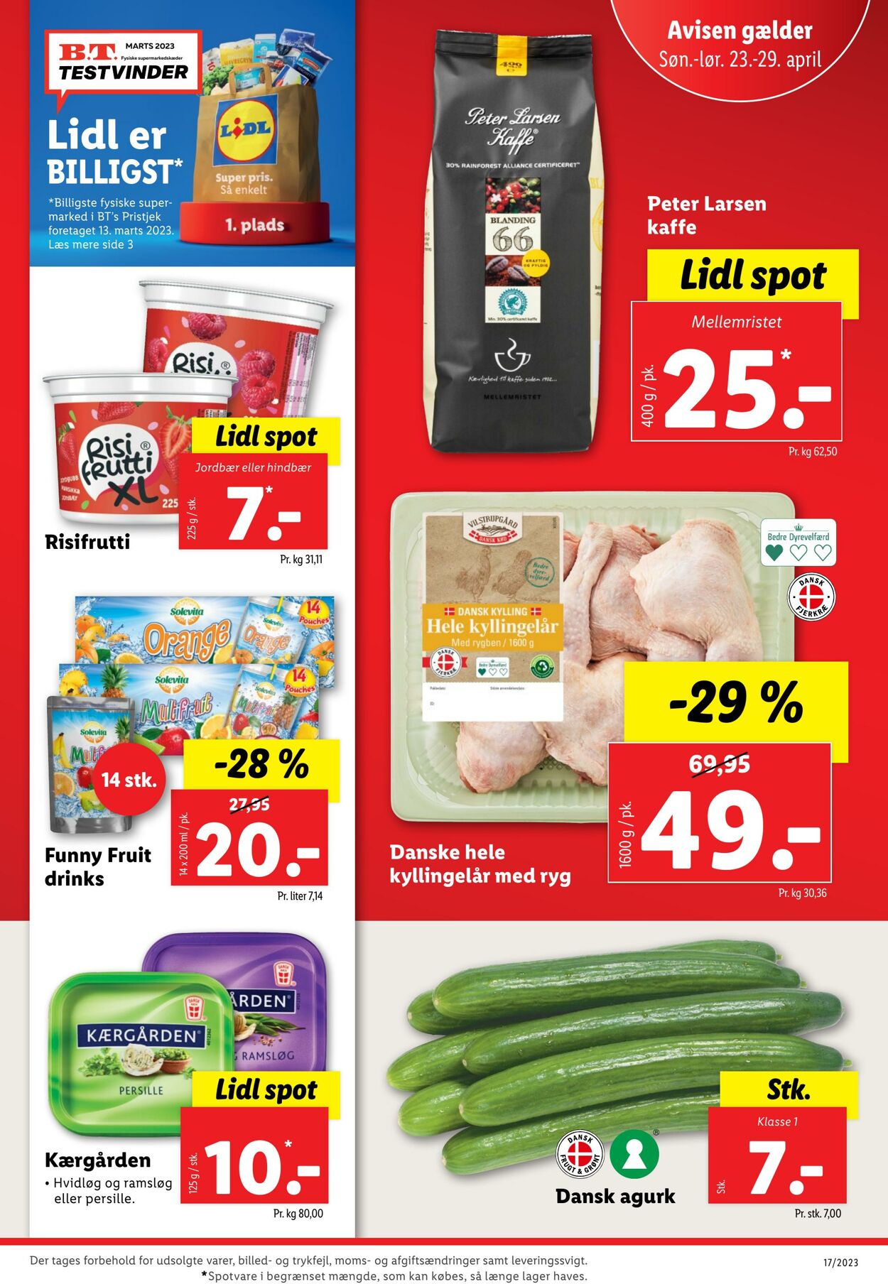 Tilbud Lidl 22.04.2023 - 29.04.2023