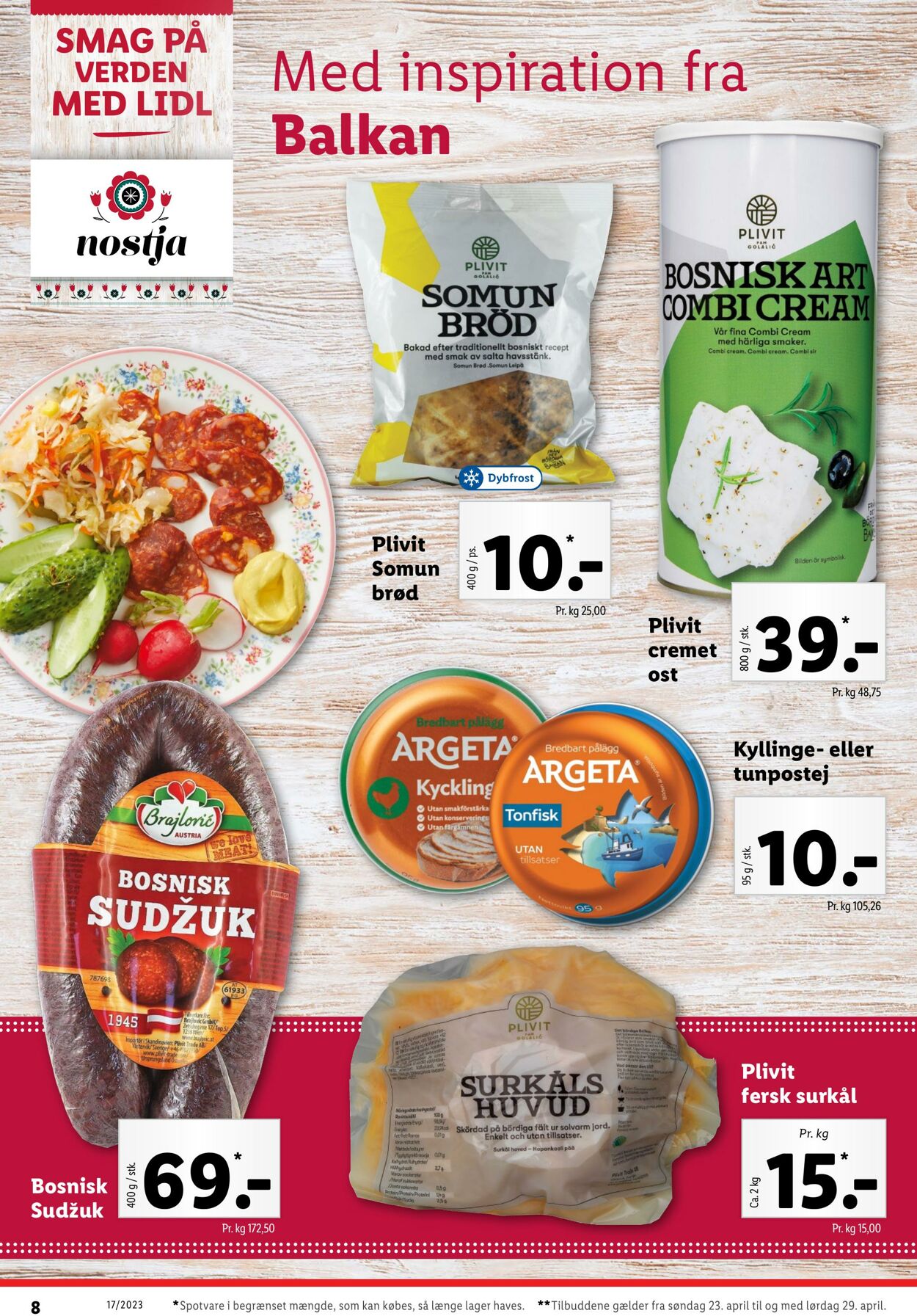 Tilbud Lidl 22.04.2023 - 29.04.2023