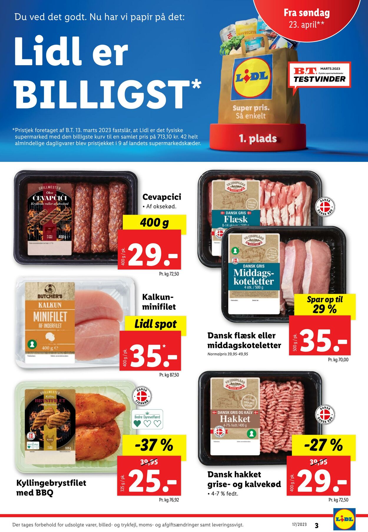 Tilbud Lidl 22.04.2023 - 29.04.2023