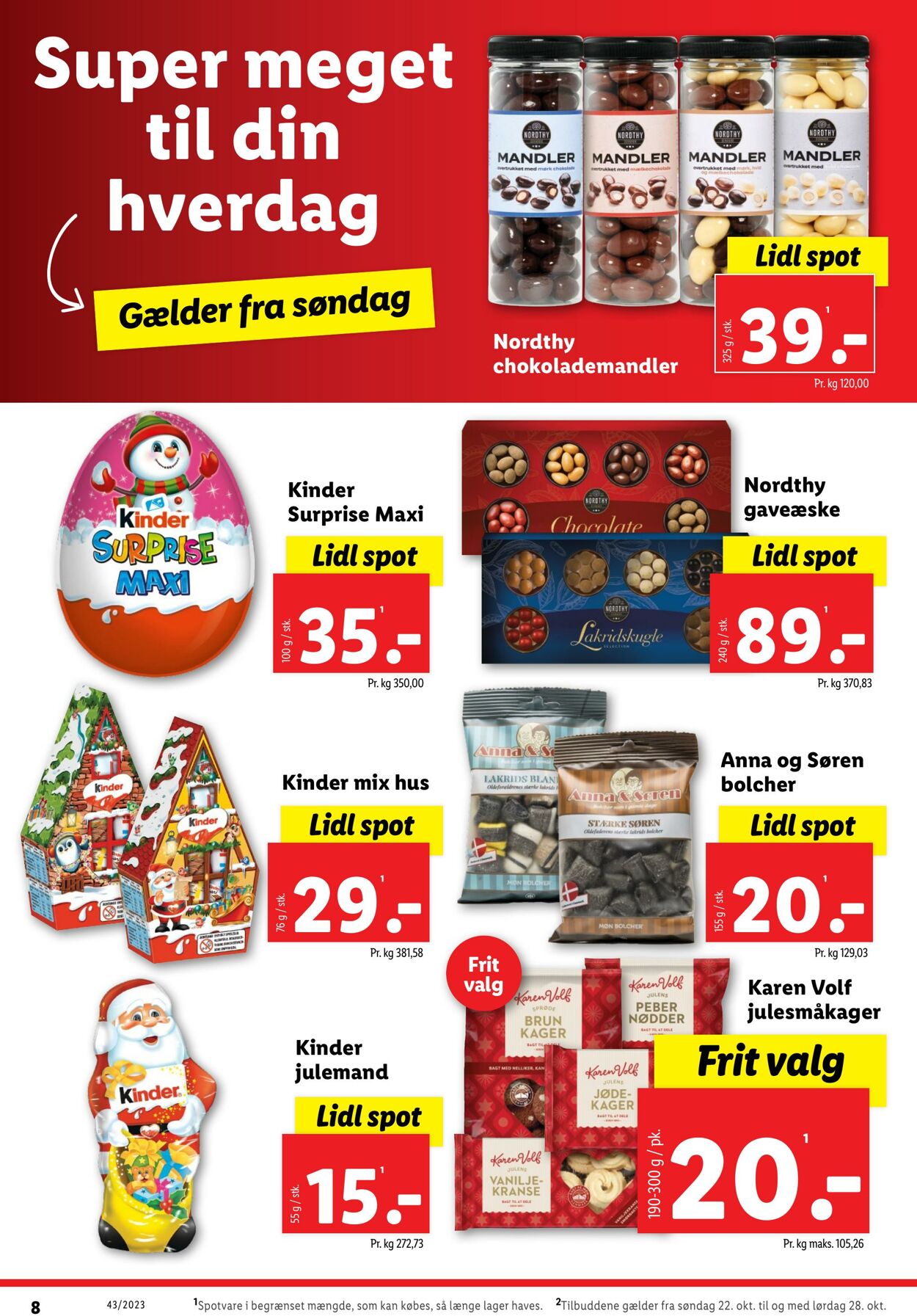 Tilbud Lidl 21.10.2023 - 28.10.2023