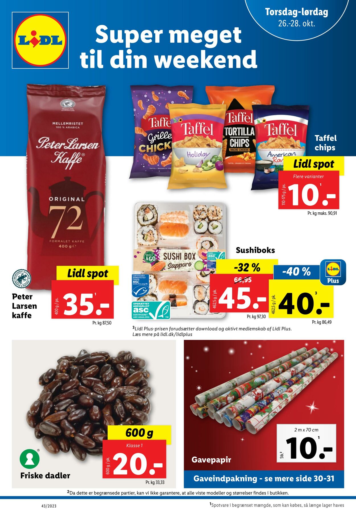 Tilbud Lidl 21.10.2023 - 28.10.2023