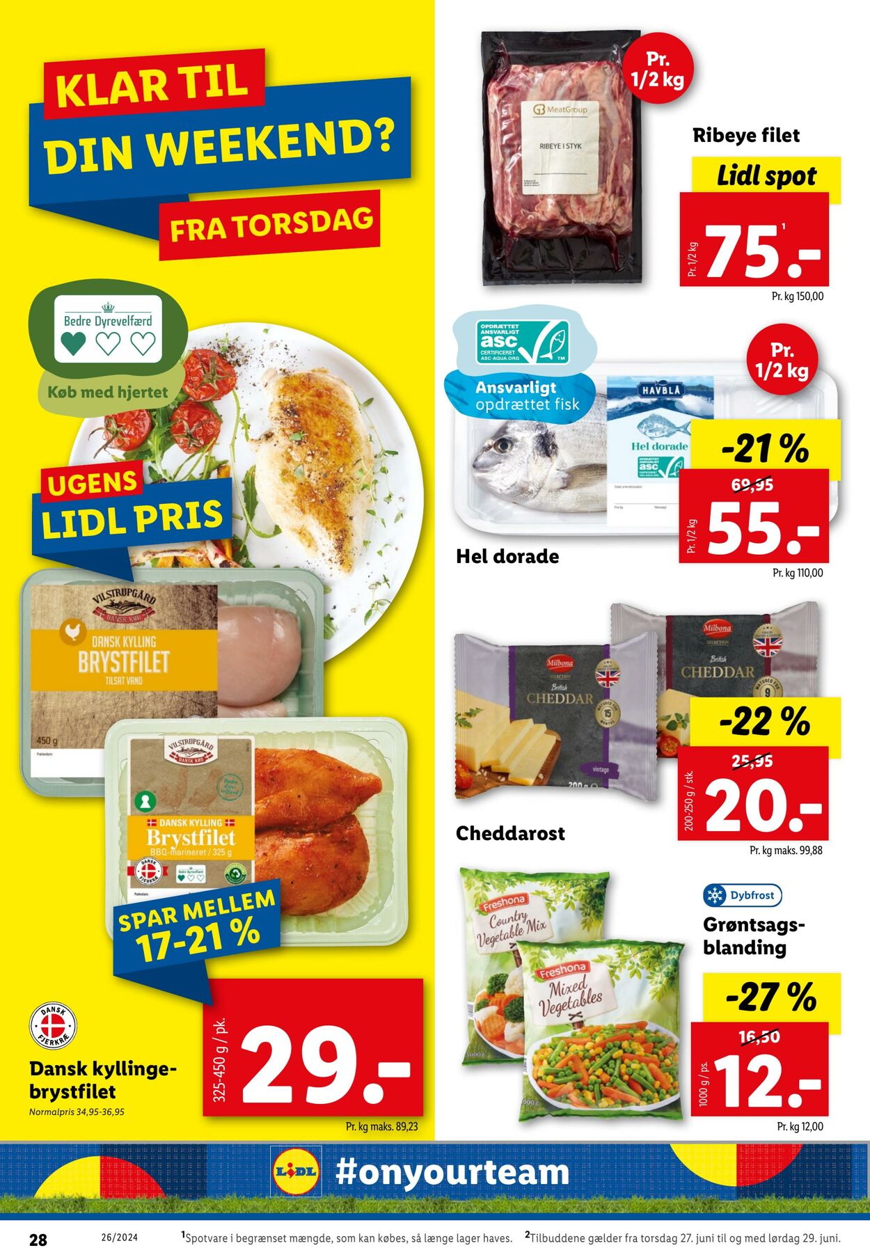 Tilbud Lidl 22.06.2024 - 29.06.2024