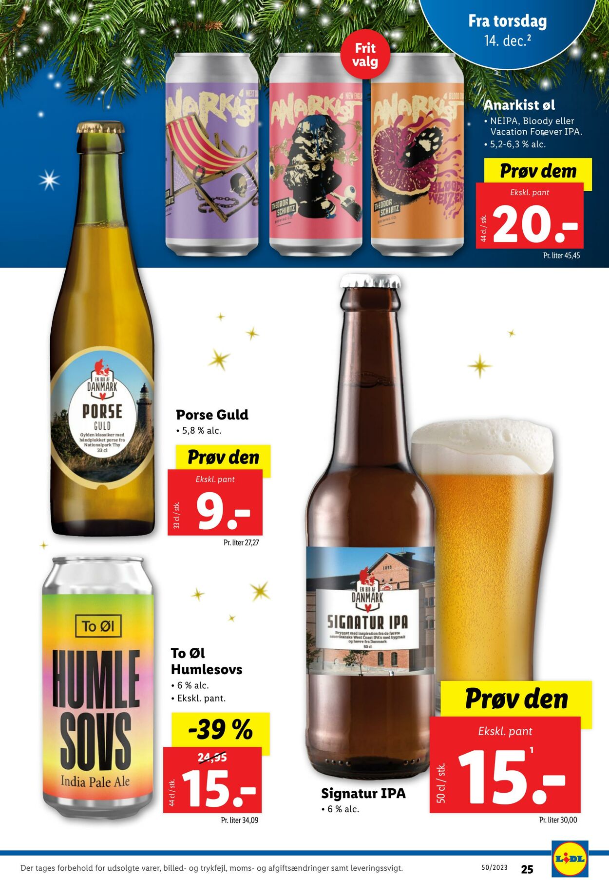 Tilbud Lidl 10.12.2023 - 16.12.2023