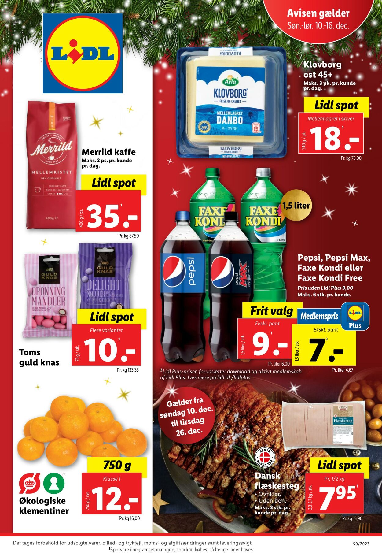 Tilbud Lidl 10.12.2023 - 16.12.2023