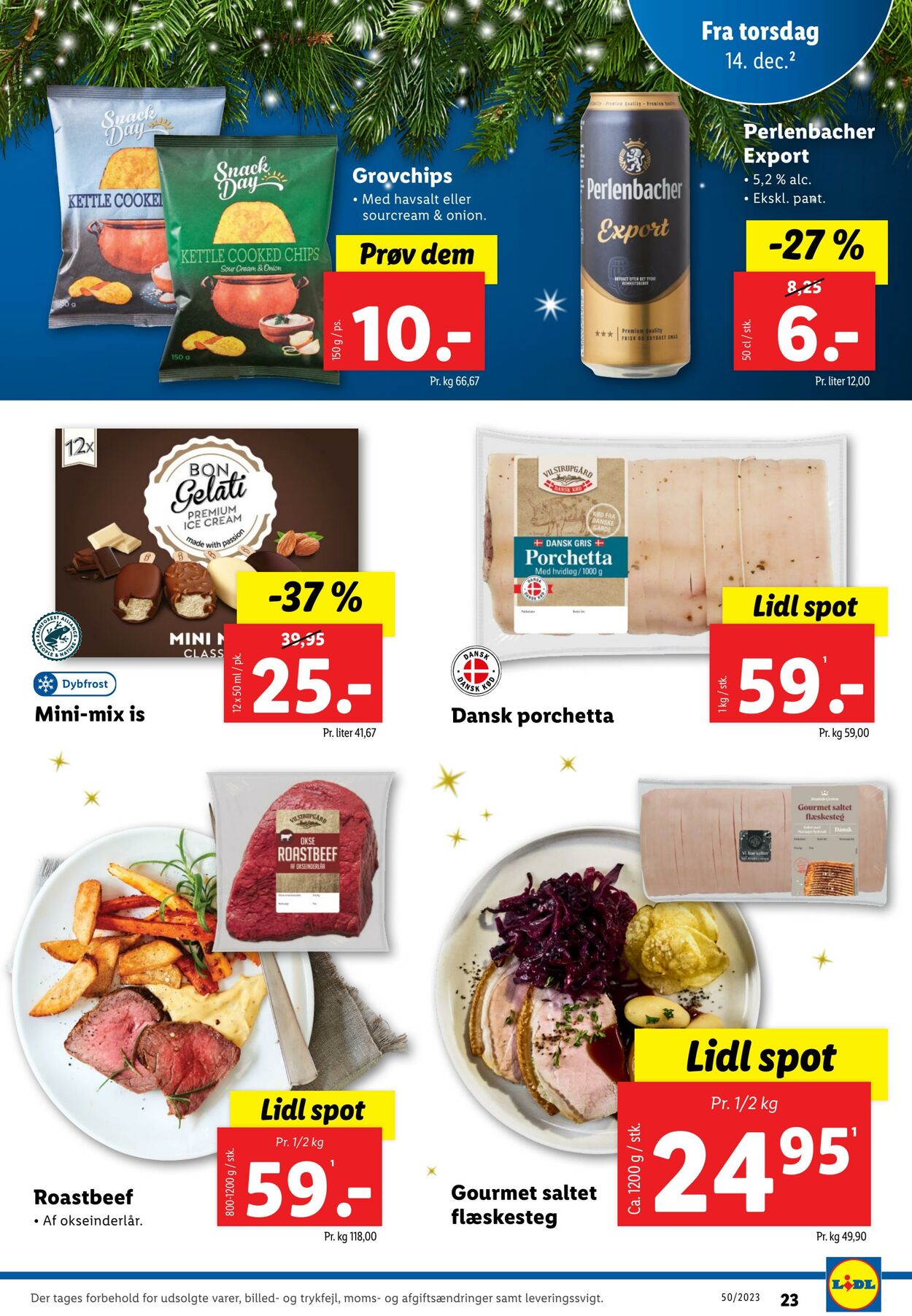 Tilbud Lidl 10.12.2023 - 16.12.2023