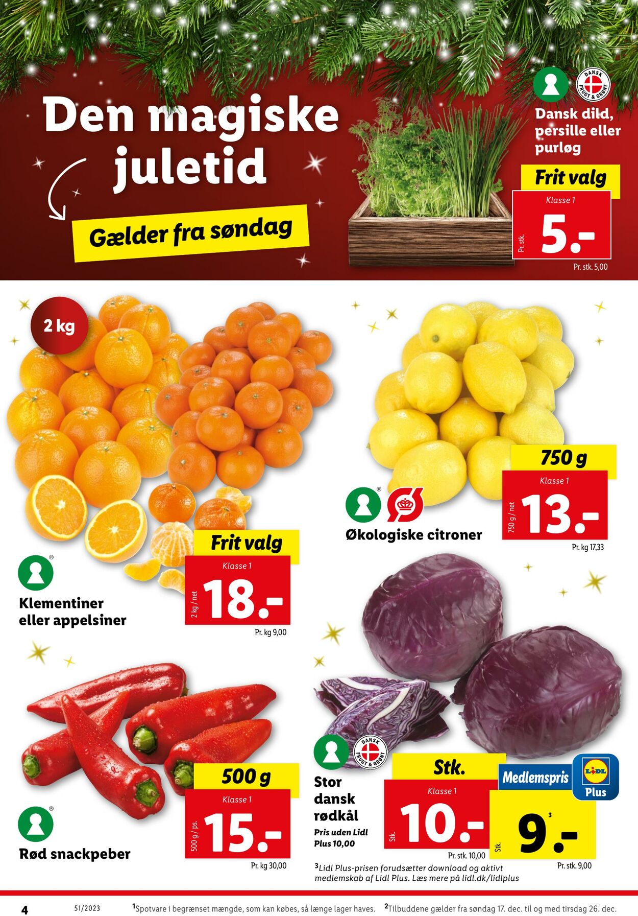 Tilbud Lidl 17.12.2023 - 26.12.2023