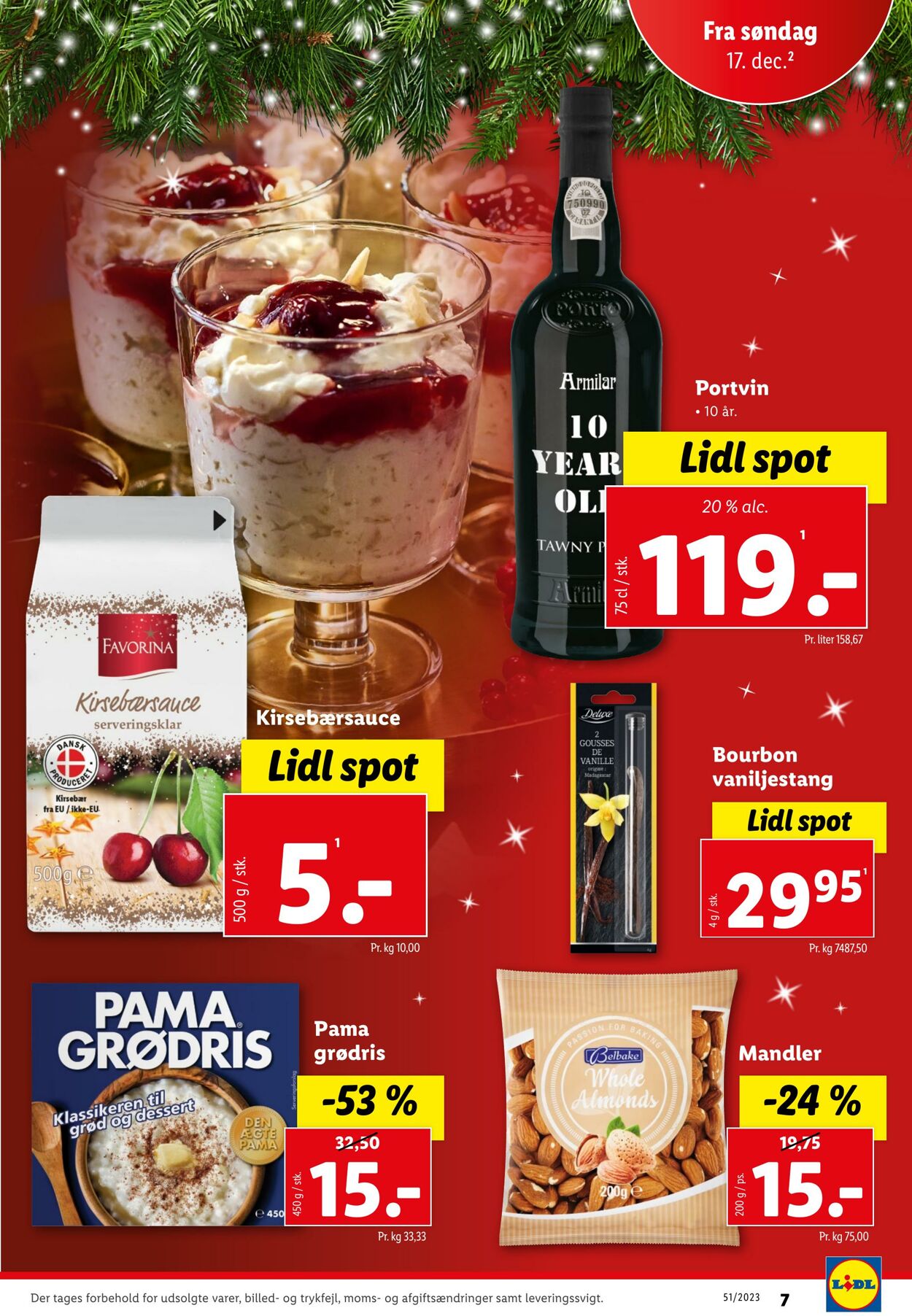 Tilbud Lidl 17.12.2023 - 26.12.2023