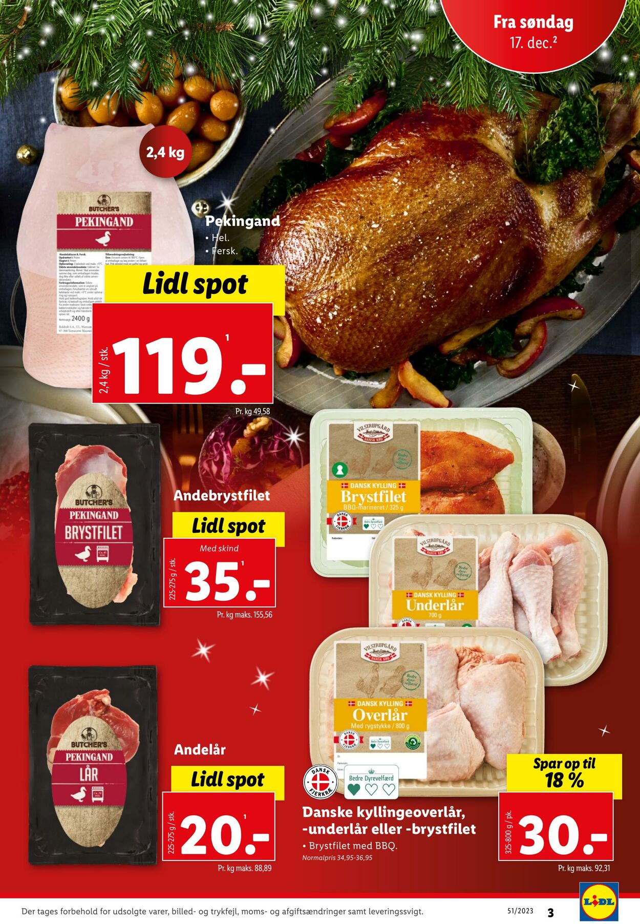 Tilbud Lidl 17.12.2023 - 26.12.2023