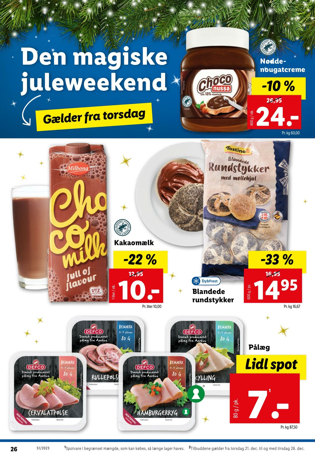 Tilbud Lidl 17.12.2023 - 26.12.2023