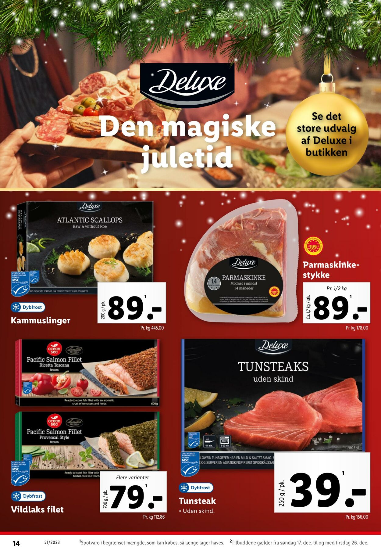 Tilbud Lidl 17.12.2023 - 26.12.2023