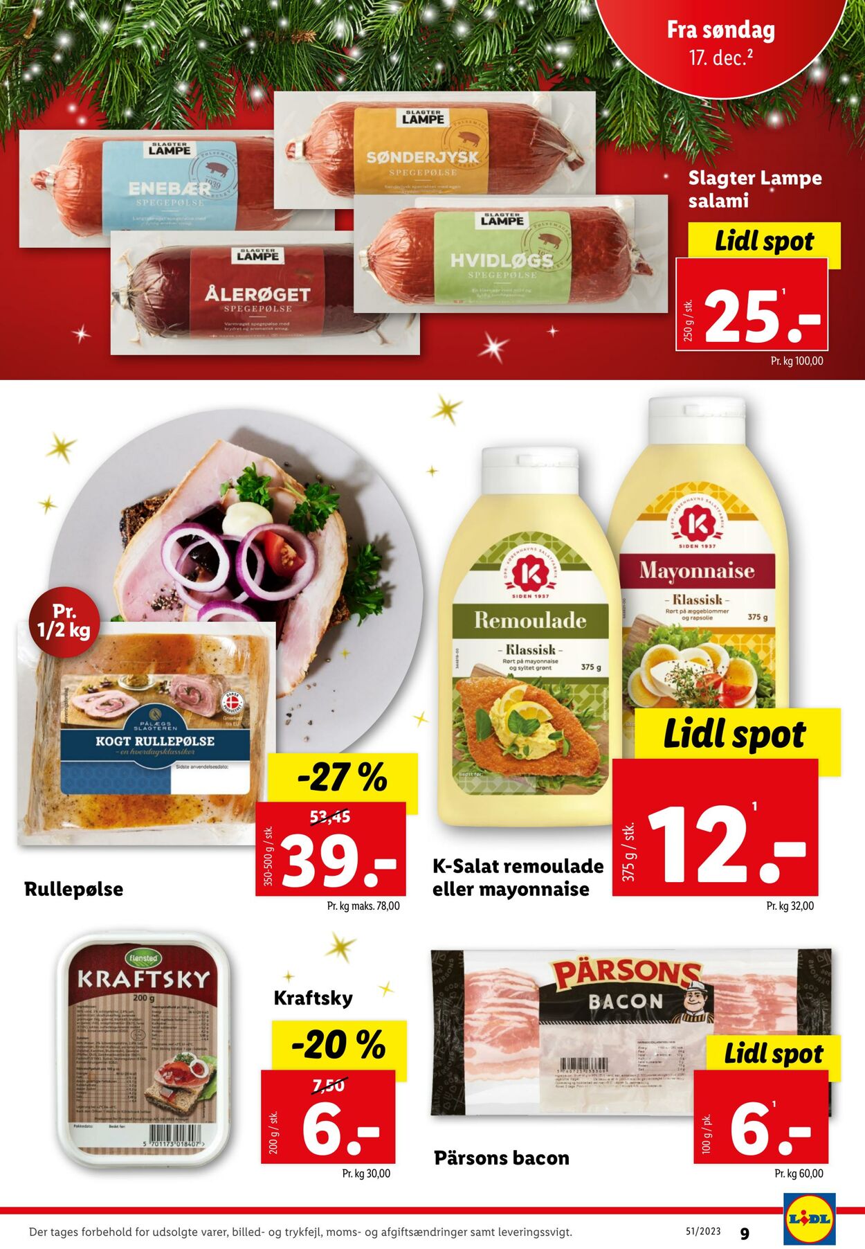 Tilbud Lidl 17.12.2023 - 26.12.2023