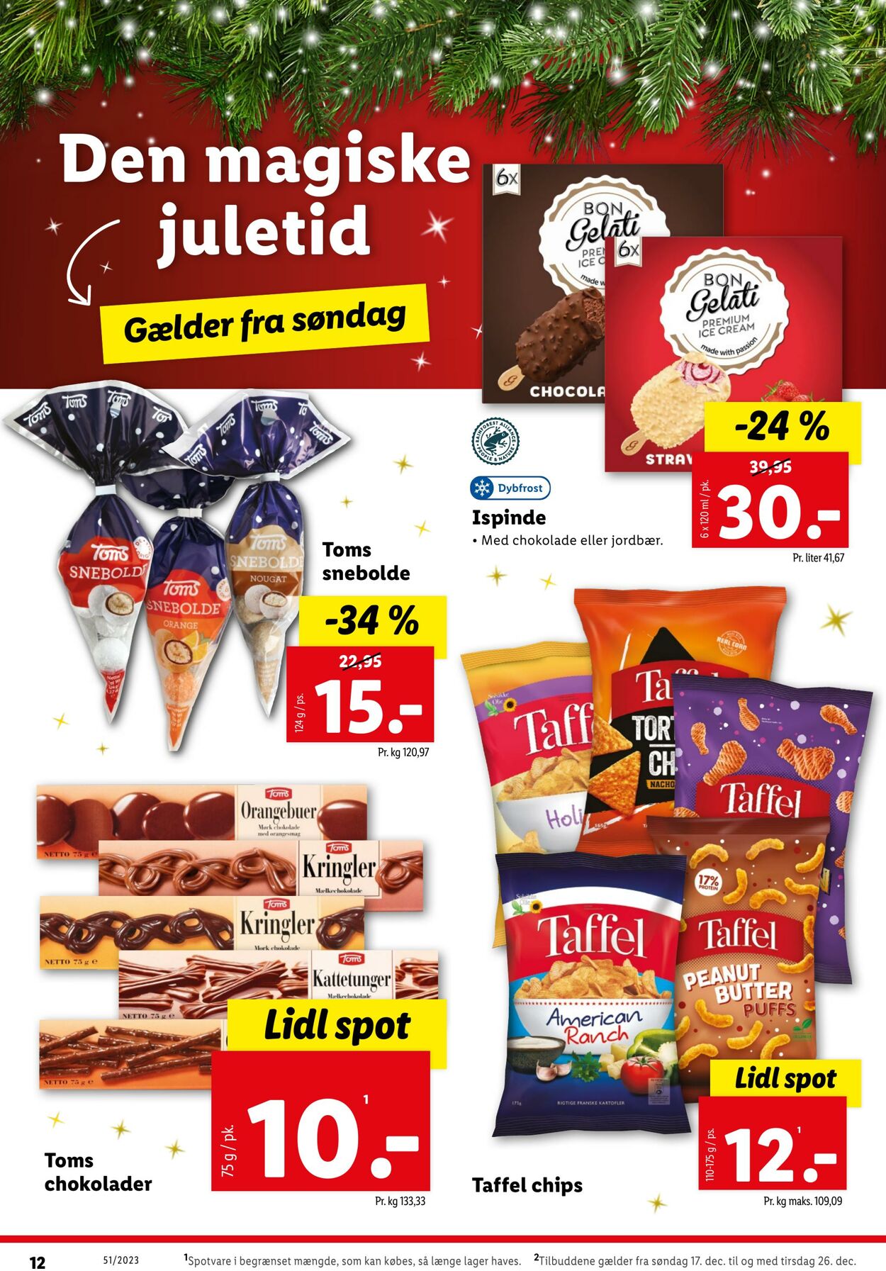 Tilbud Lidl 17.12.2023 - 26.12.2023