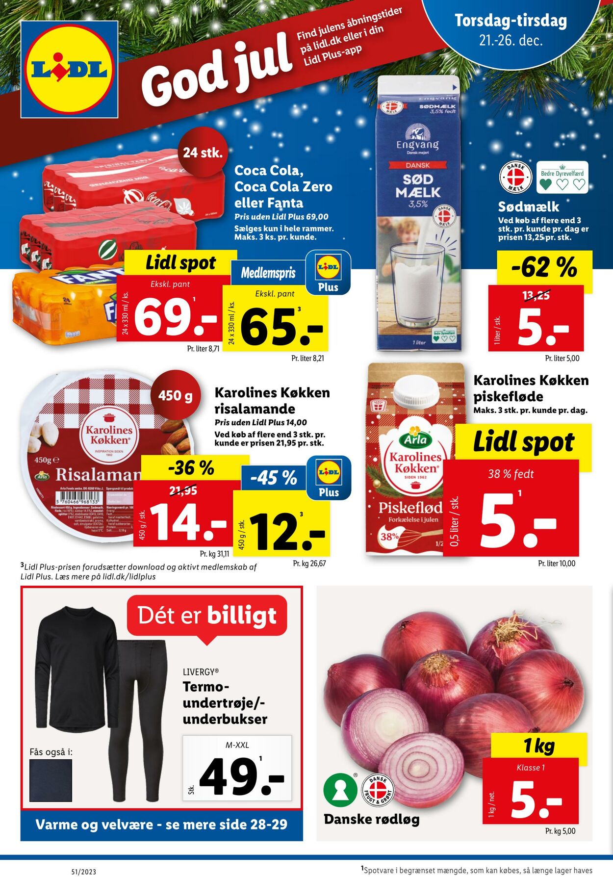 Tilbud Lidl 17.12.2023 - 26.12.2023