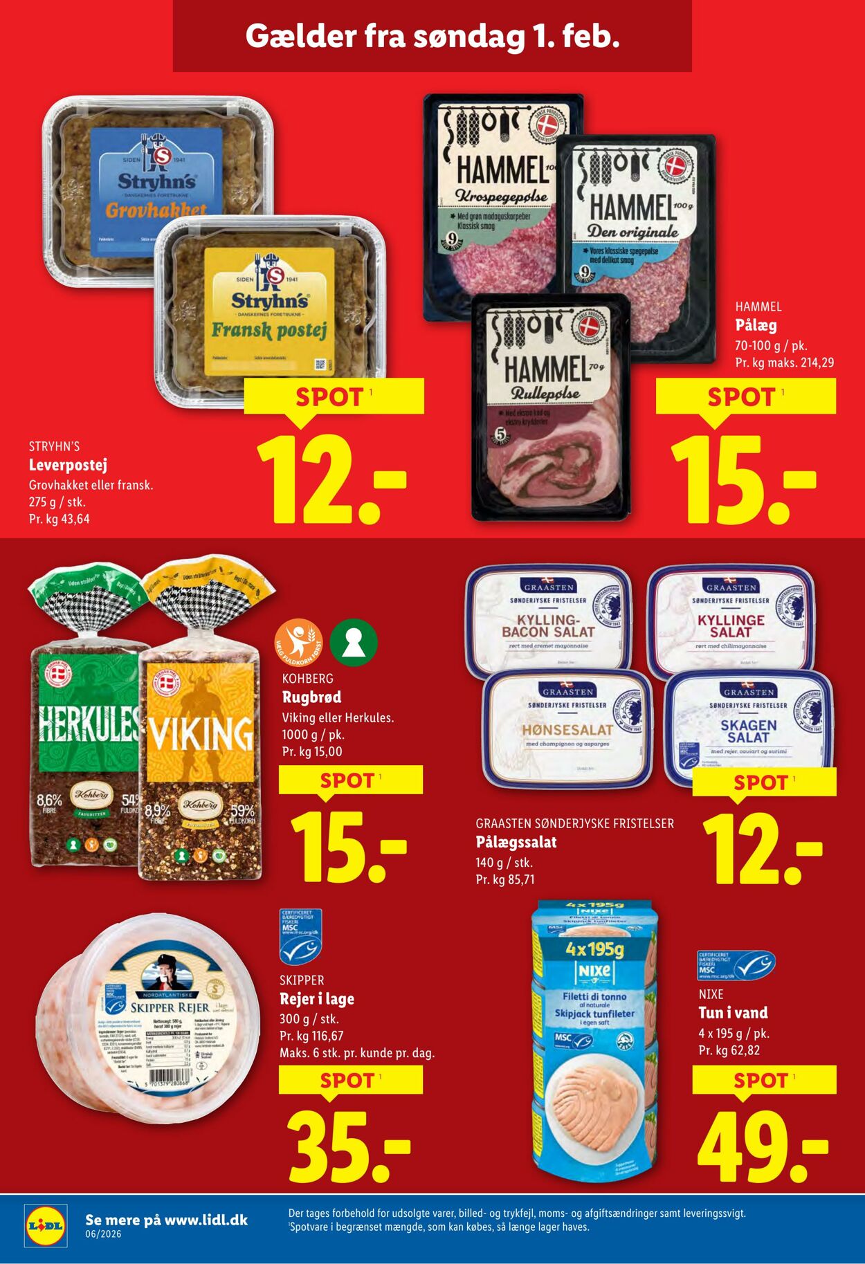 Tilbud Lidl 31.01.2026 - 07.02.2026