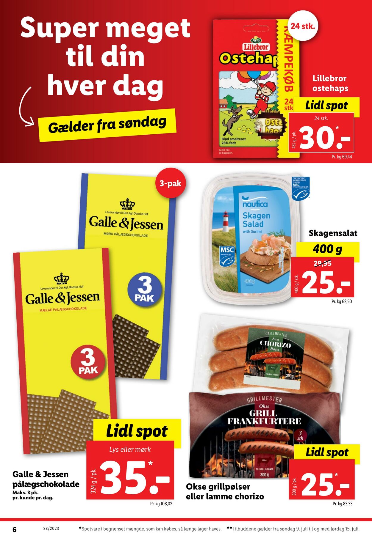 Tilbud Lidl 08.07.2023 - 15.07.2023