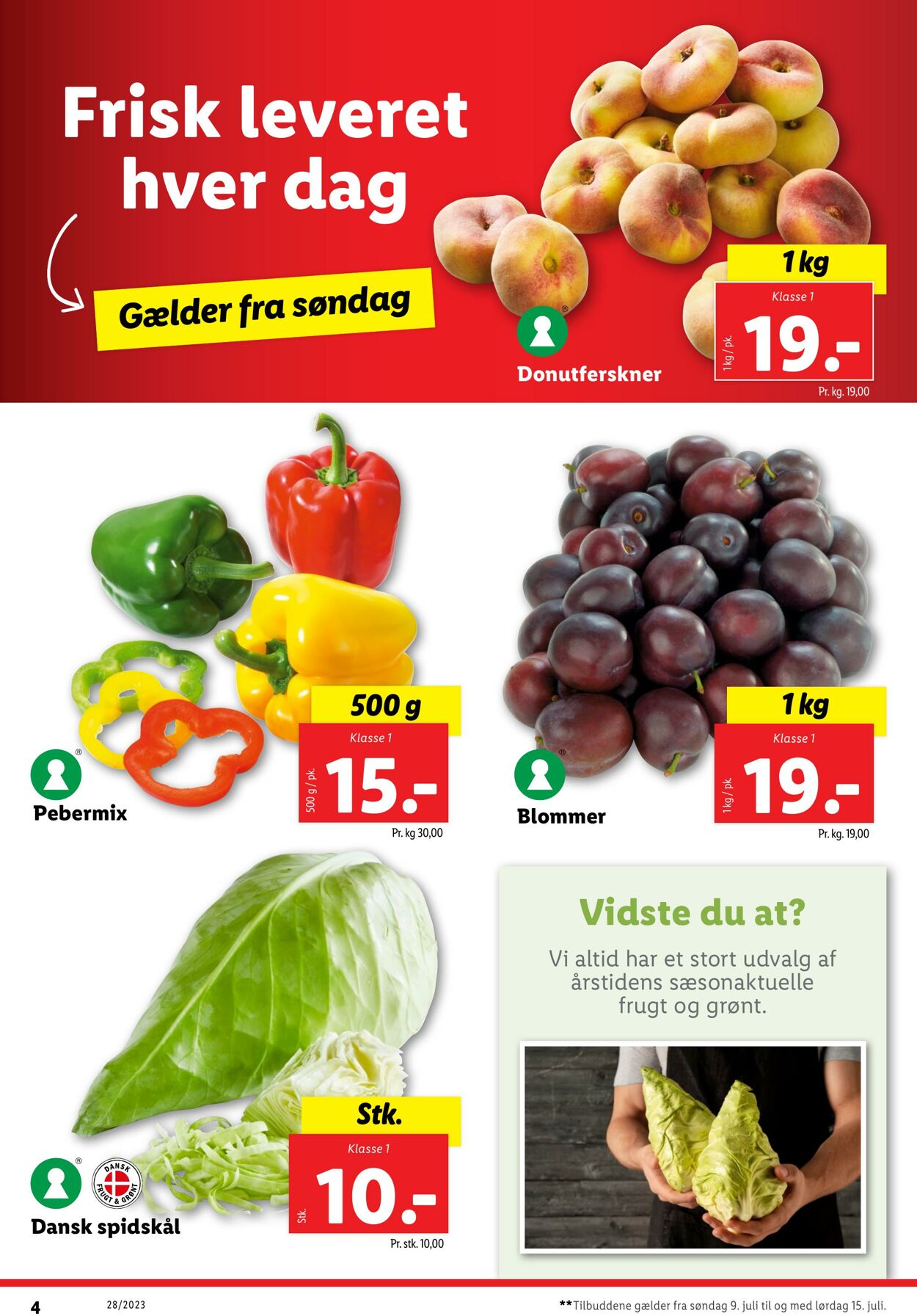 Tilbud Lidl 08.07.2023 - 15.07.2023