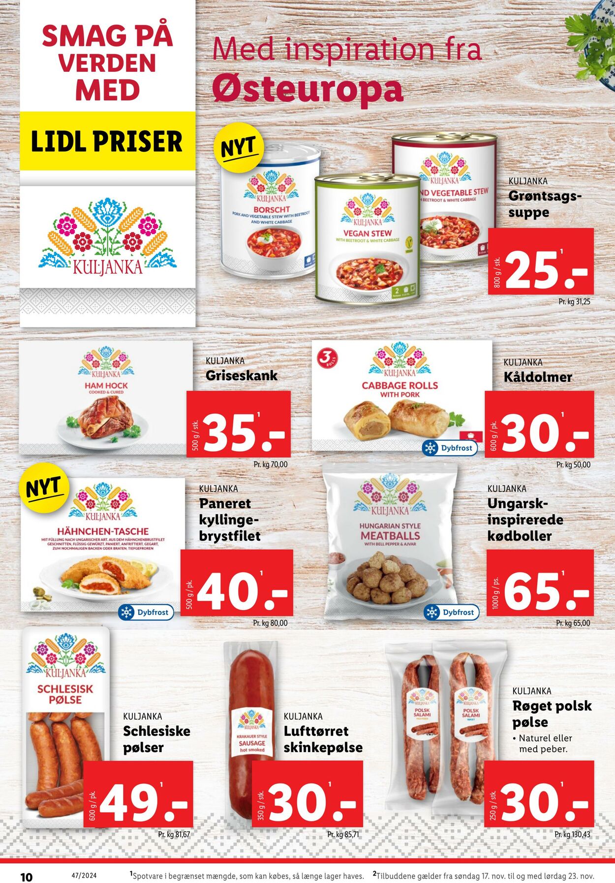 Tilbud Lidl 16.11.2024 - 23.11.2024