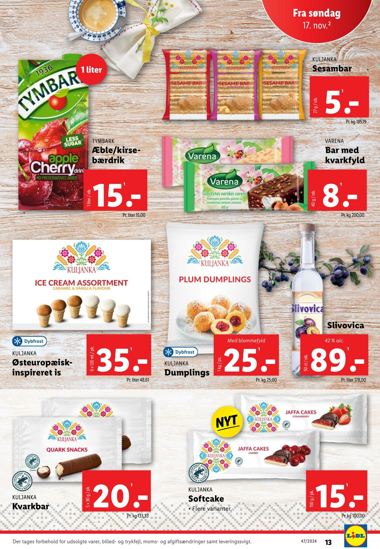 Tilbud Lidl 16.11.2024 - 23.11.2024