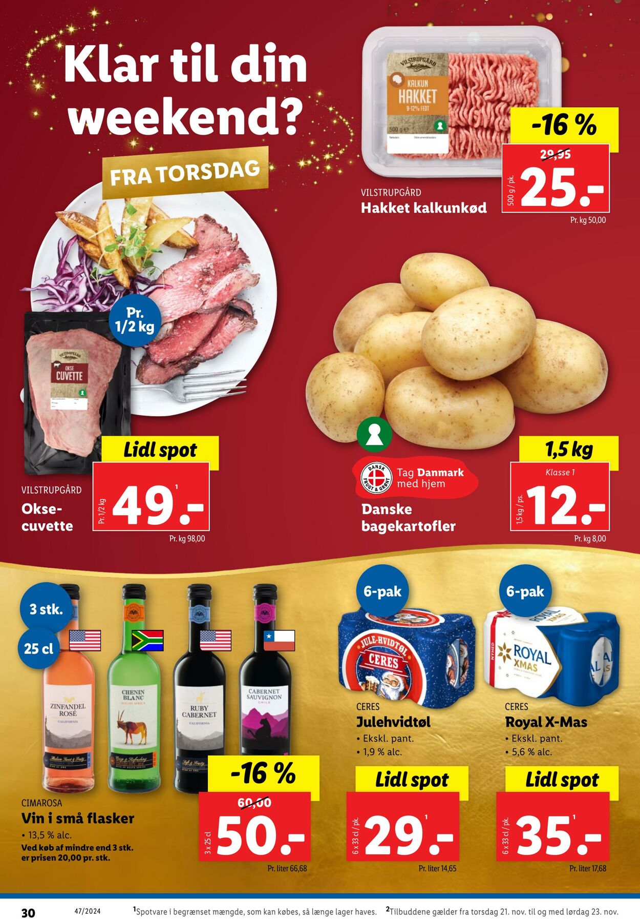 Tilbud Lidl 16.11.2024 - 23.11.2024