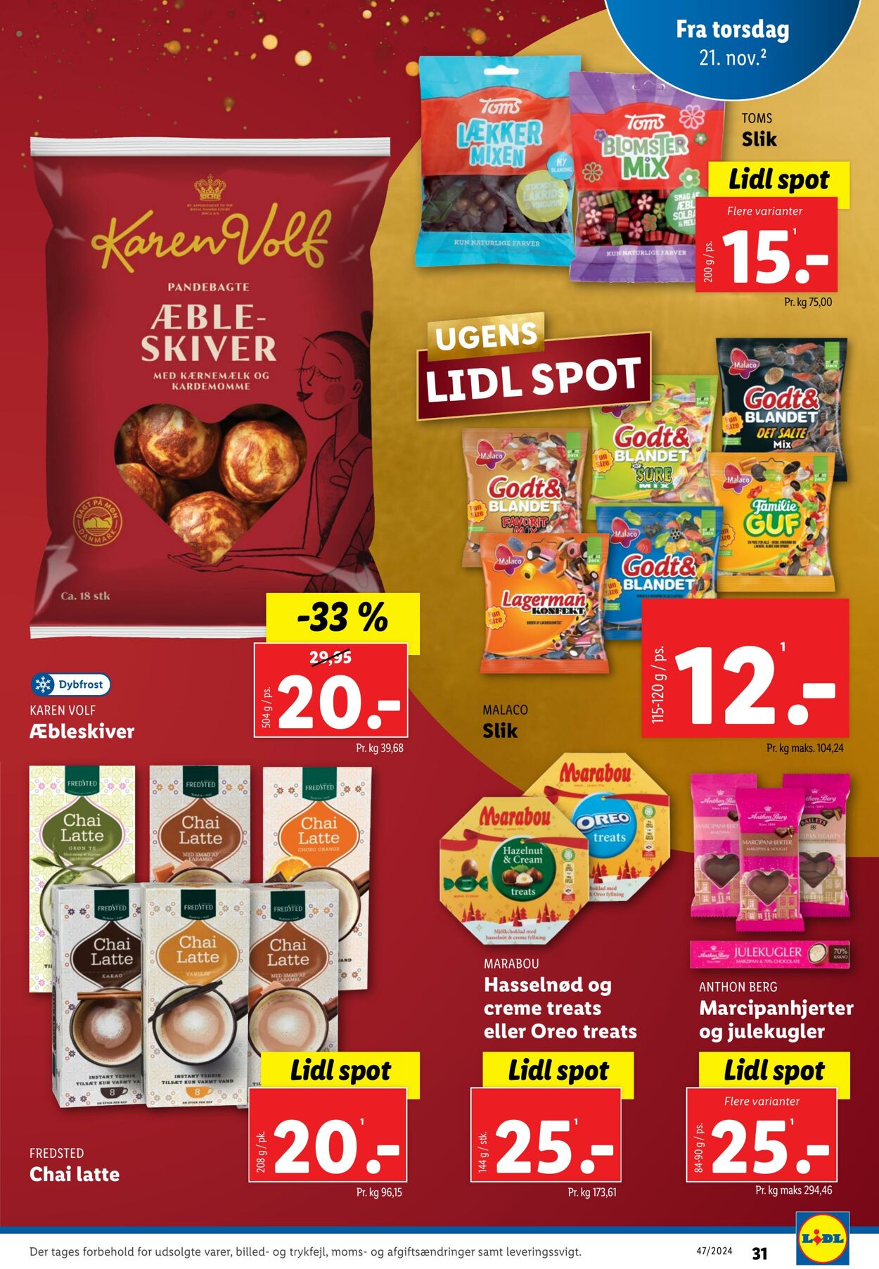 Tilbud Lidl 16.11.2024 - 23.11.2024