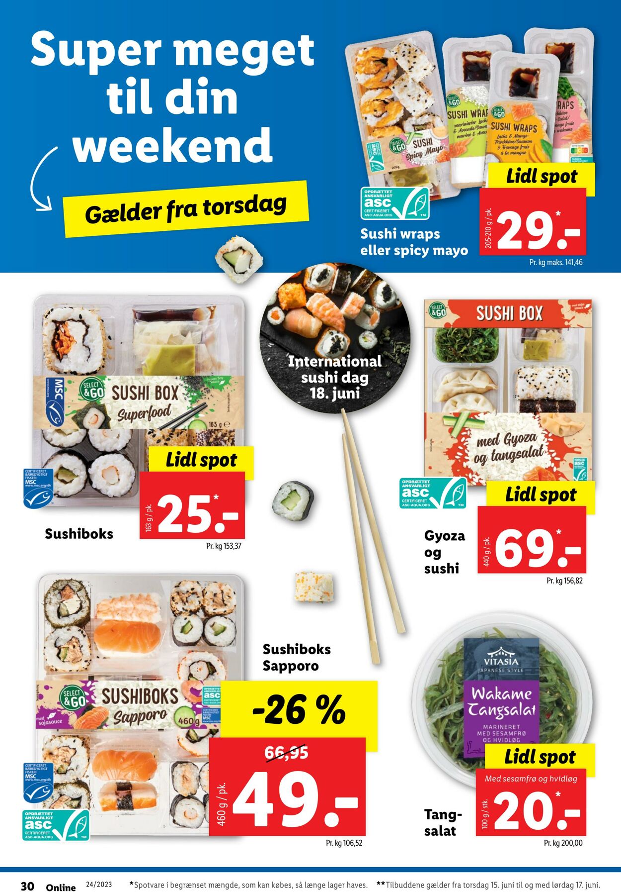 Tilbud Lidl 11.06.2023 - 17.06.2023