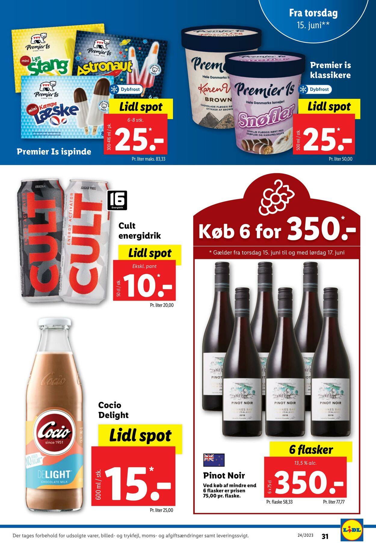 Tilbud Lidl 11.06.2023 - 17.06.2023