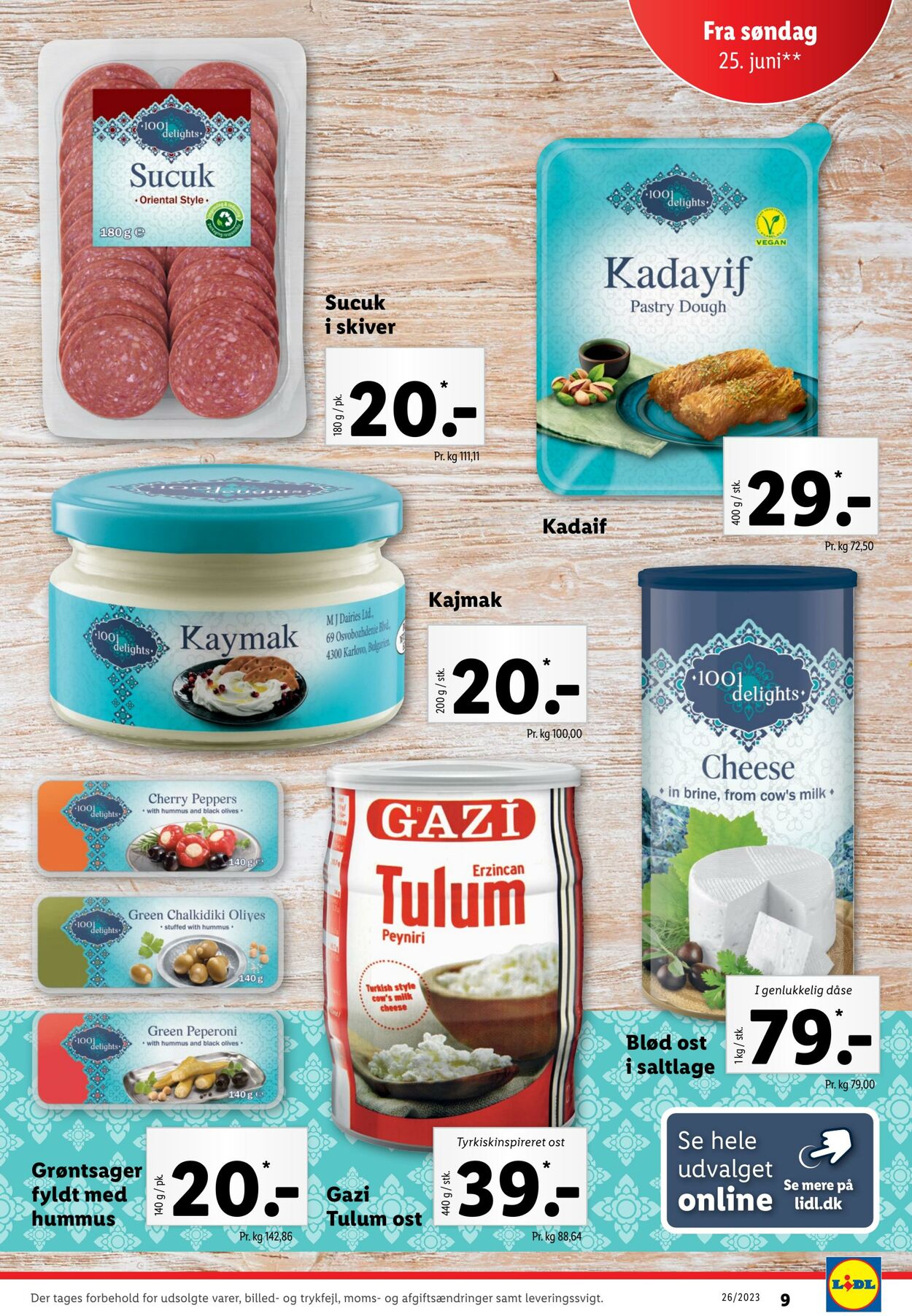 Tilbud Lidl 24.06.2023 - 01.07.2023