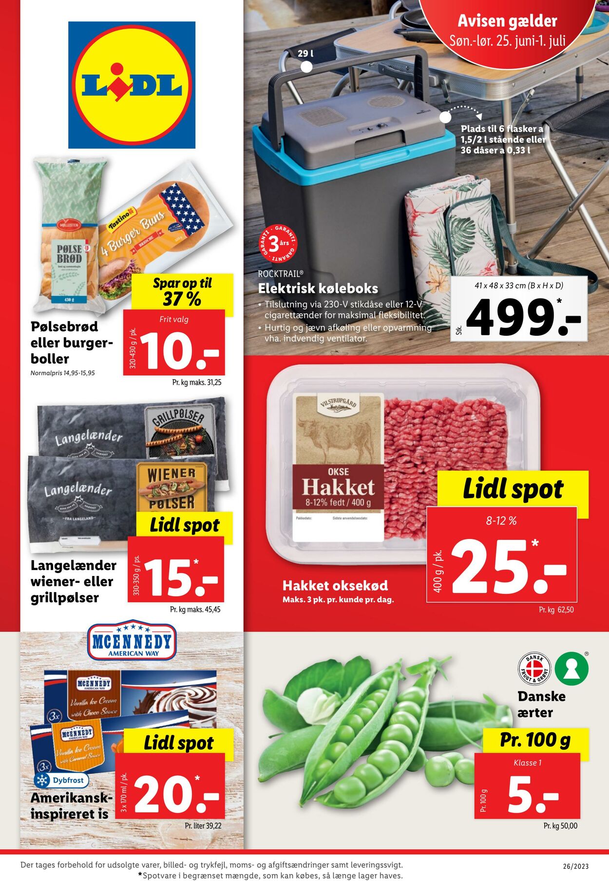 Tilbud Lidl 24.06.2023 - 01.07.2023