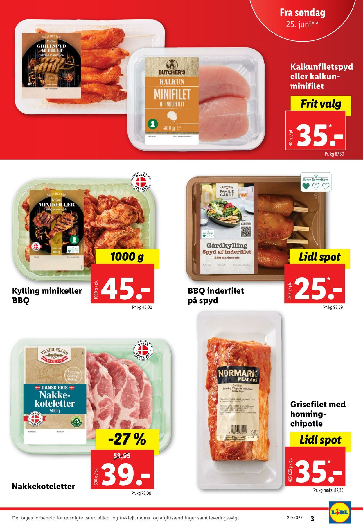 Tilbud Lidl 24.06.2023 - 01.07.2023