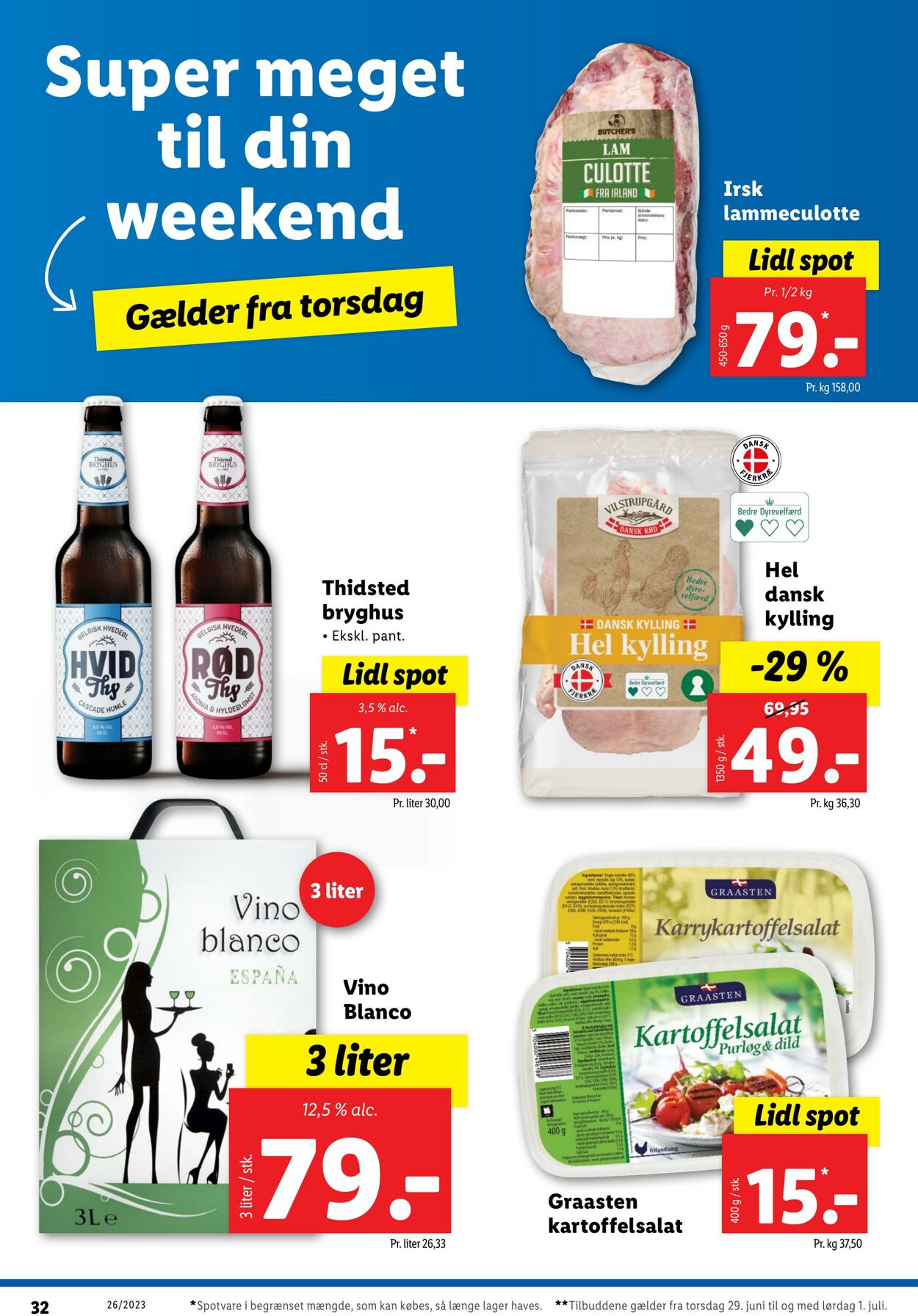 Tilbud Lidl 24.06.2023 - 01.07.2023