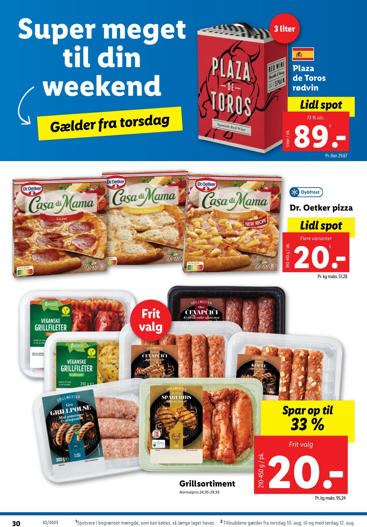 Tilbud Lidl 05.08.2023 - 12.08.2023