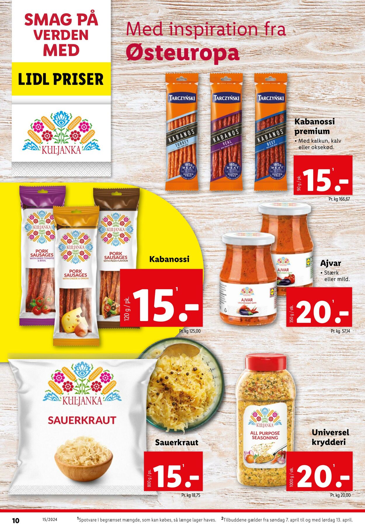 Tilbud Lidl 07.04.2024 - 13.04.2024