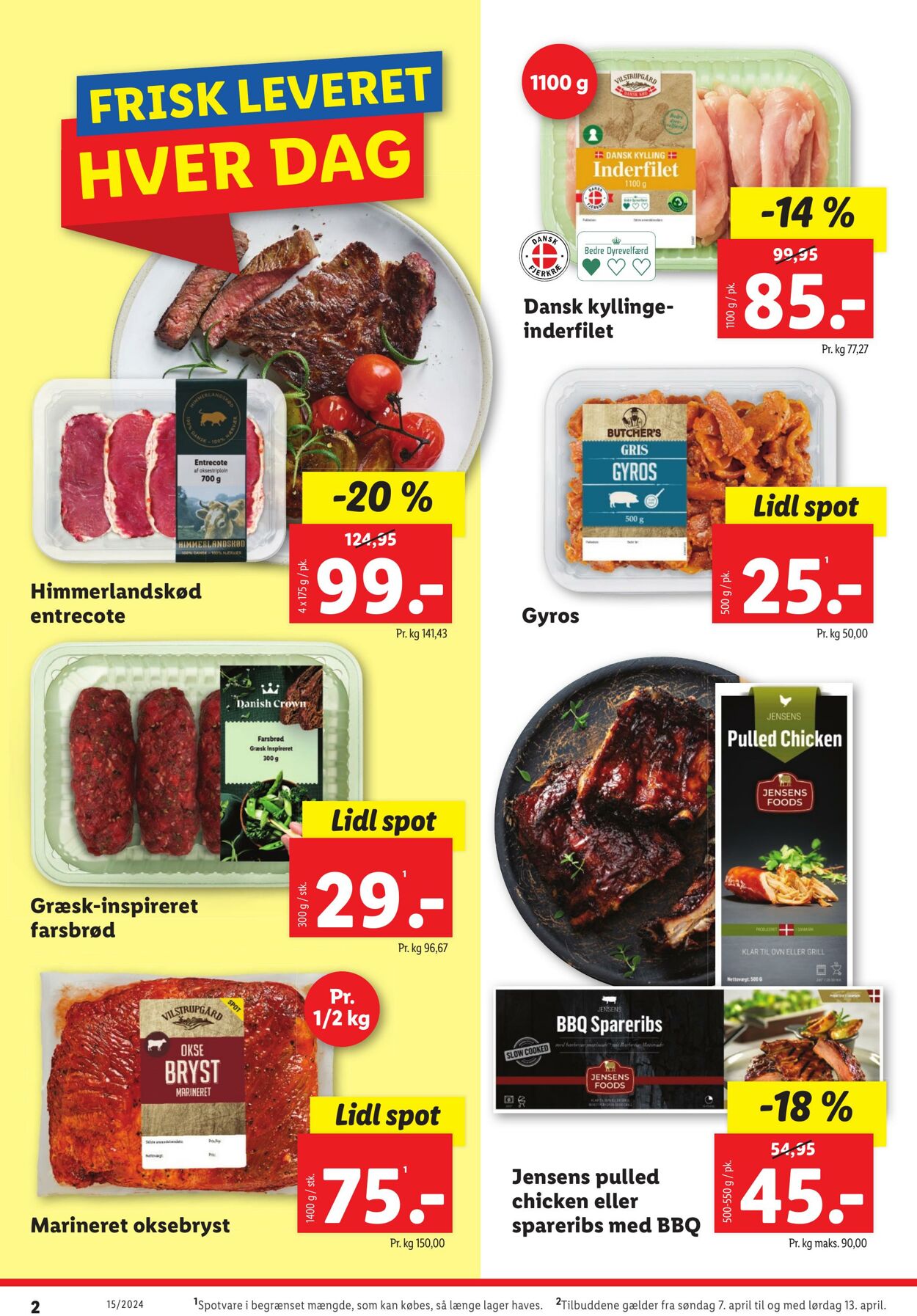 Tilbud Lidl 07.04.2024 - 13.04.2024