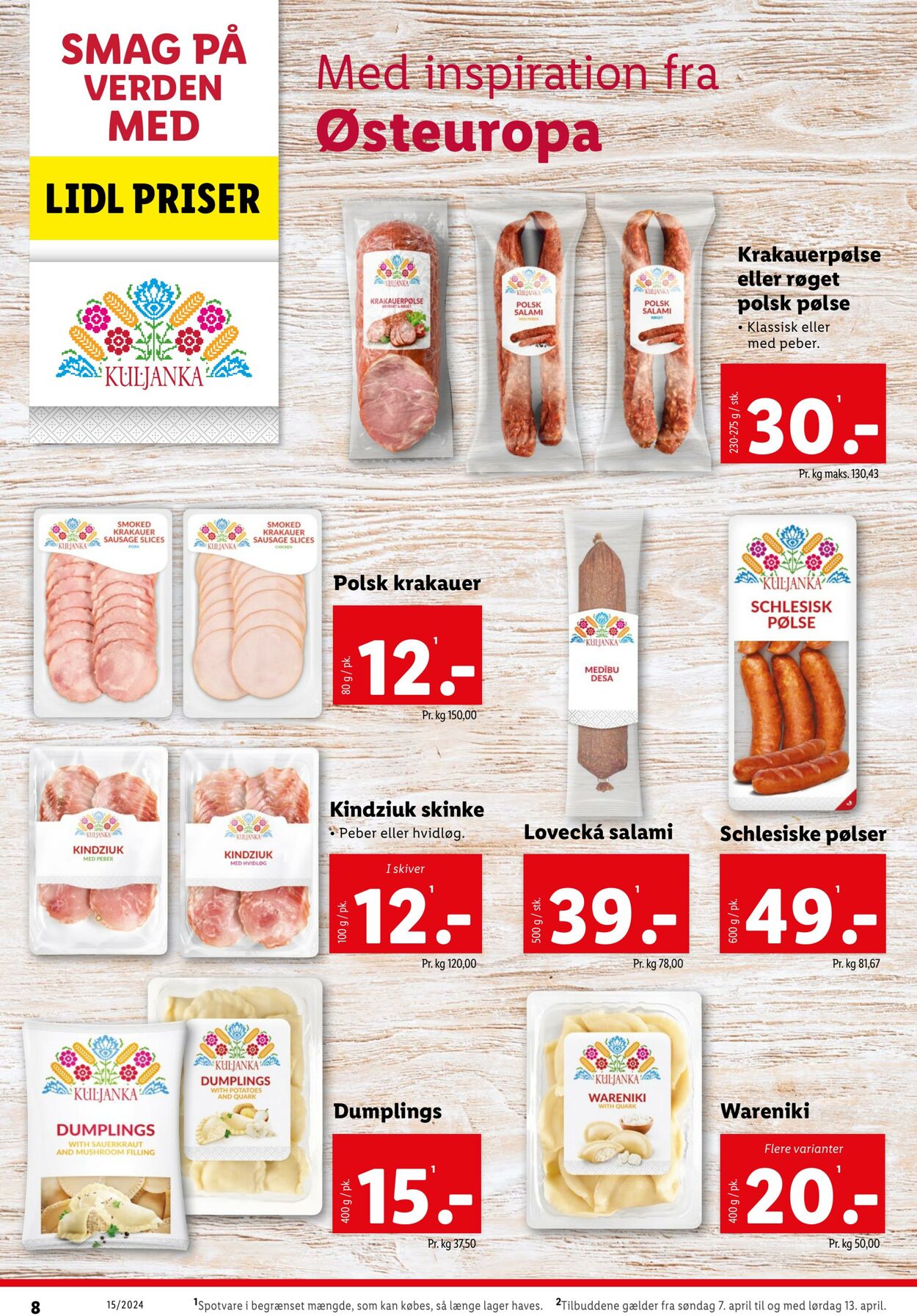 Tilbud Lidl 07.04.2024 - 13.04.2024