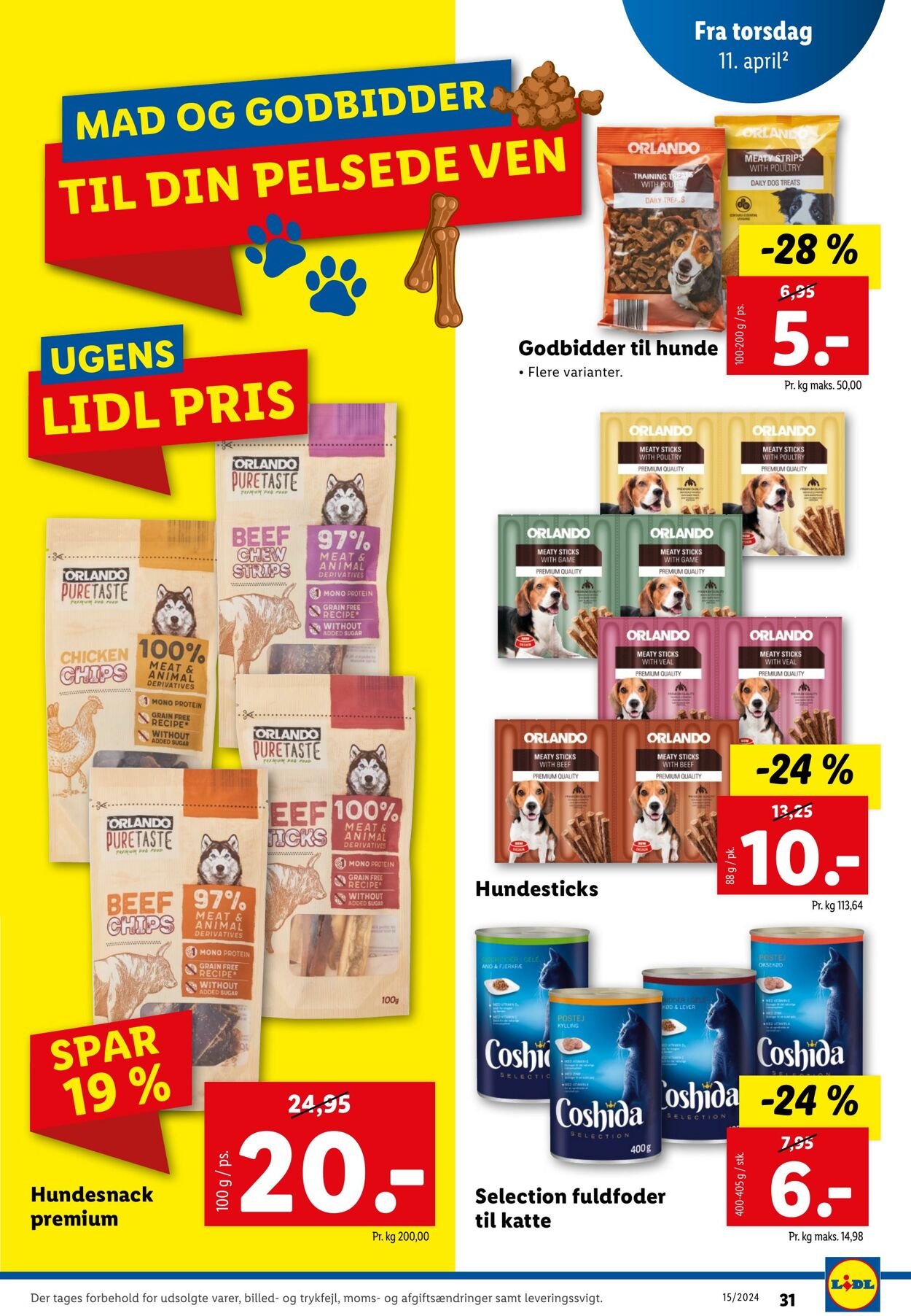 Tilbud Lidl 07.04.2024 - 13.04.2024