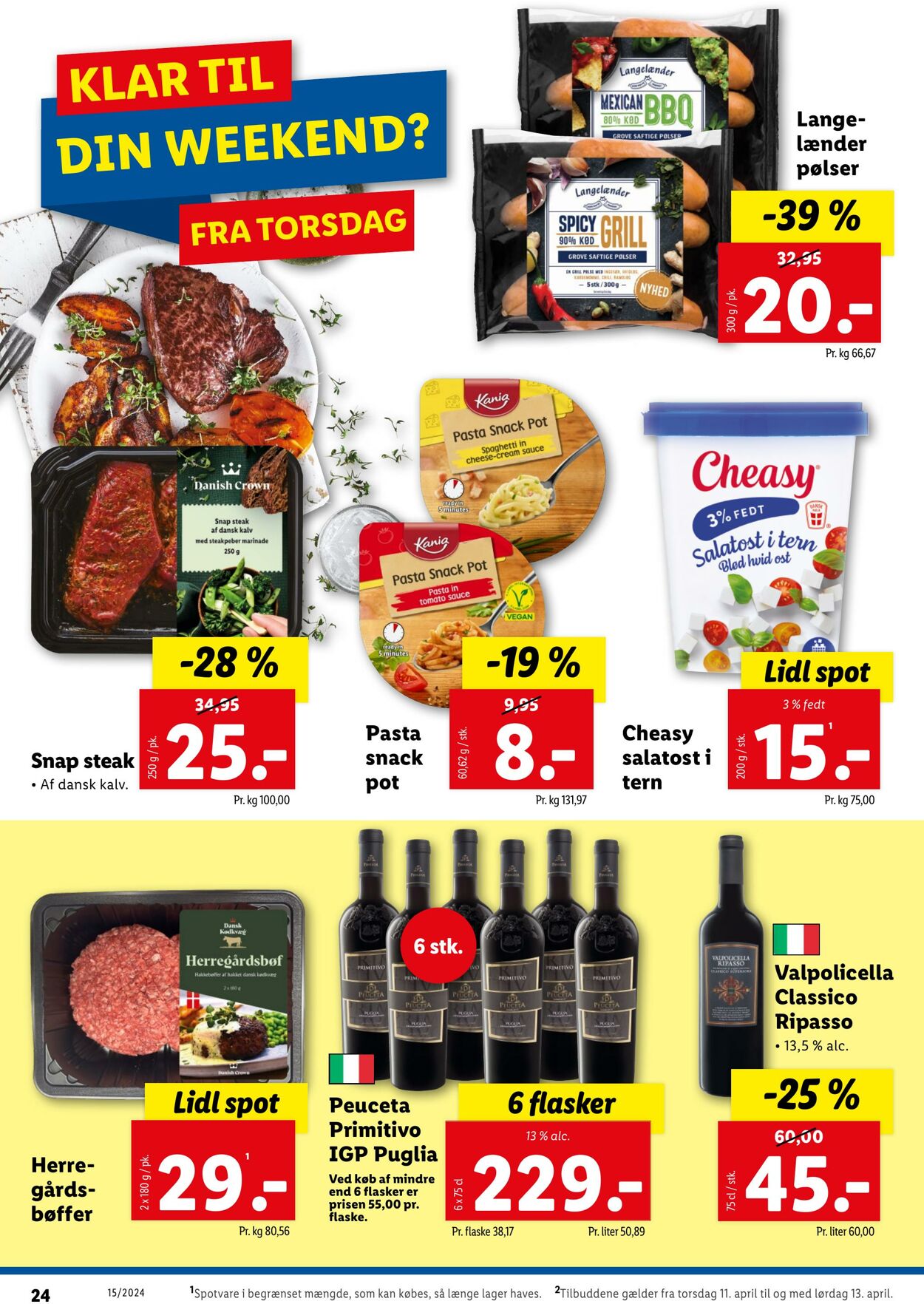 Tilbud Lidl 07.04.2024 - 13.04.2024