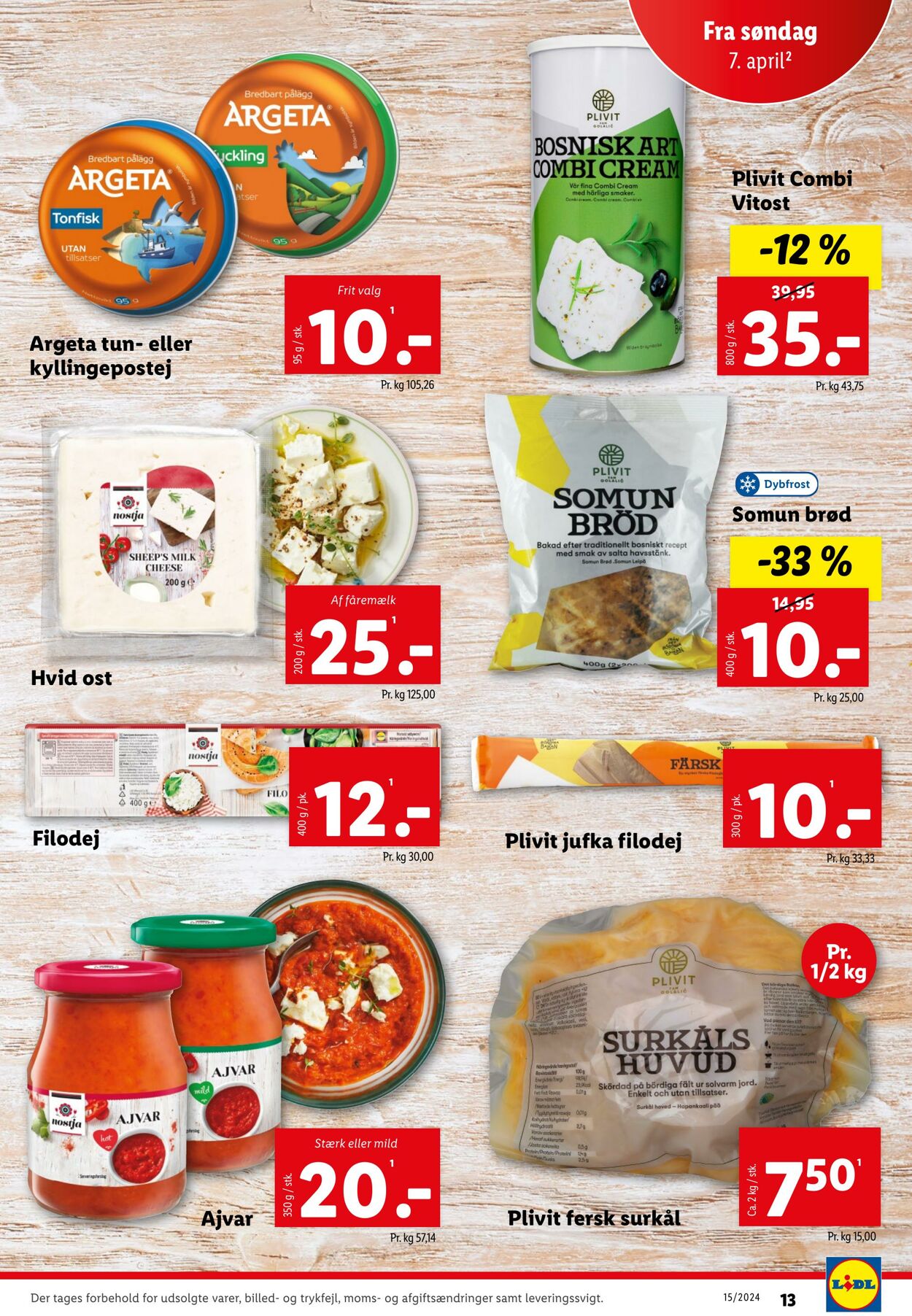 Tilbud Lidl 07.04.2024 - 13.04.2024