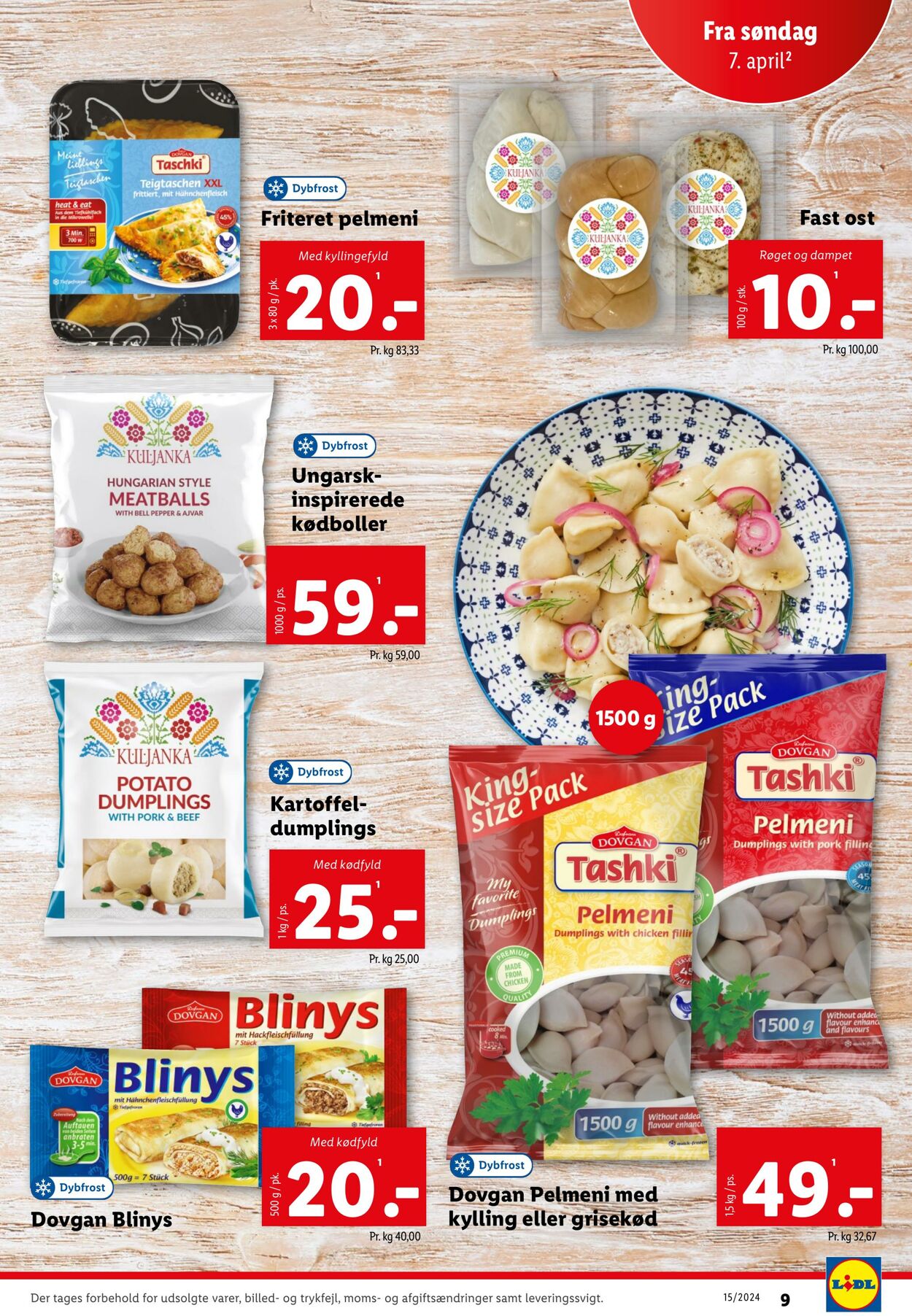 Tilbud Lidl 07.04.2024 - 13.04.2024