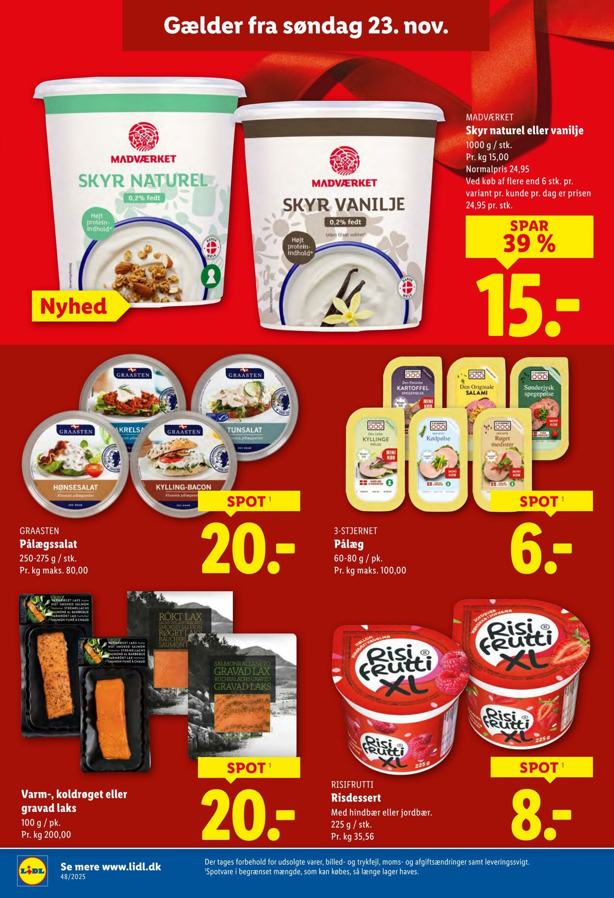 Tilbud Lidl 22.11.2025 - 29.11.2025